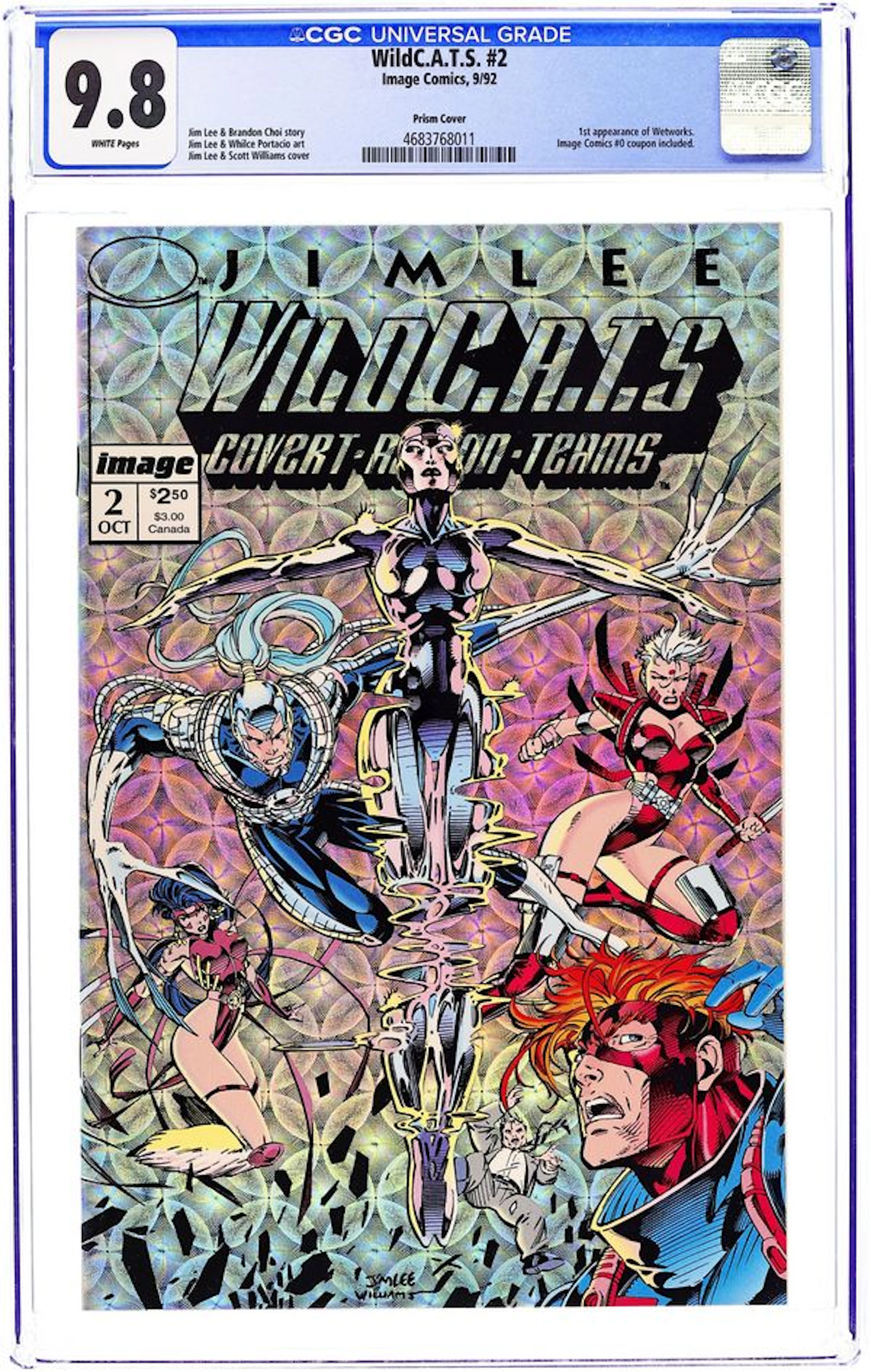 Wildcats Covert Action Teams (1992 Image) 2 CGC 9.8