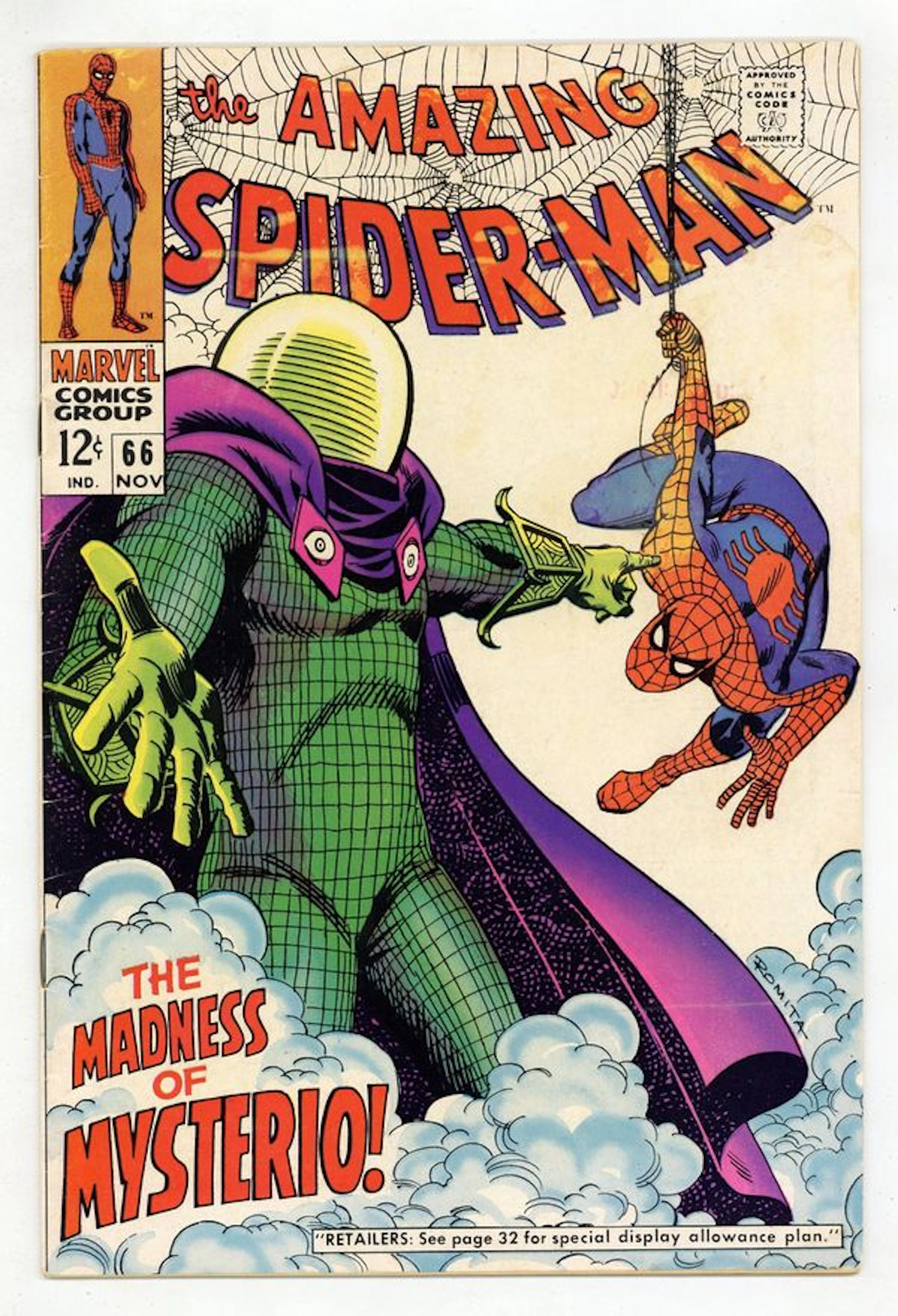 Amazing Spider-Man (1963 1st Series) 66 GD/VG 3.0