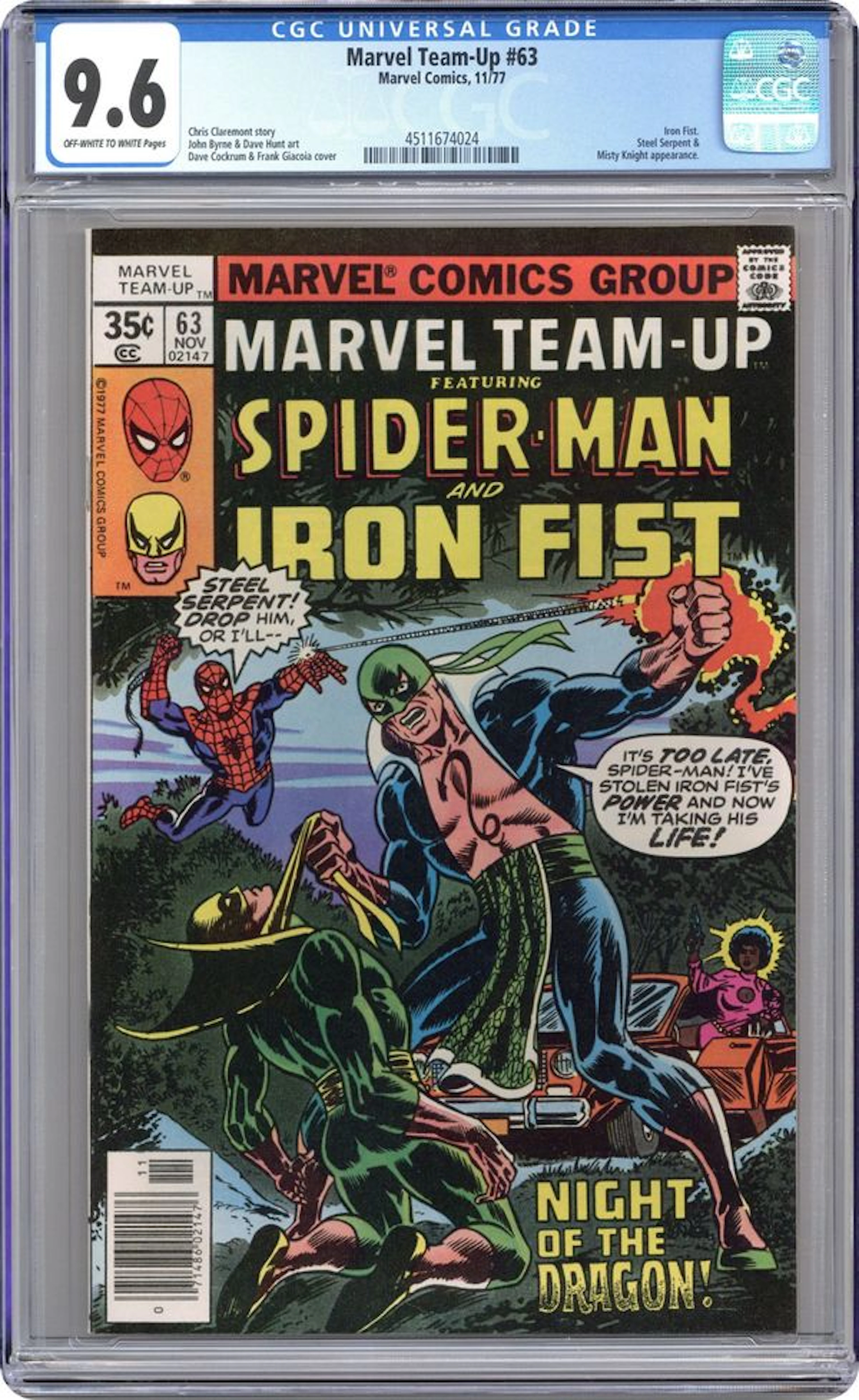 Marvel Team-Up (1972 1st Series) 63 CGC 9.6