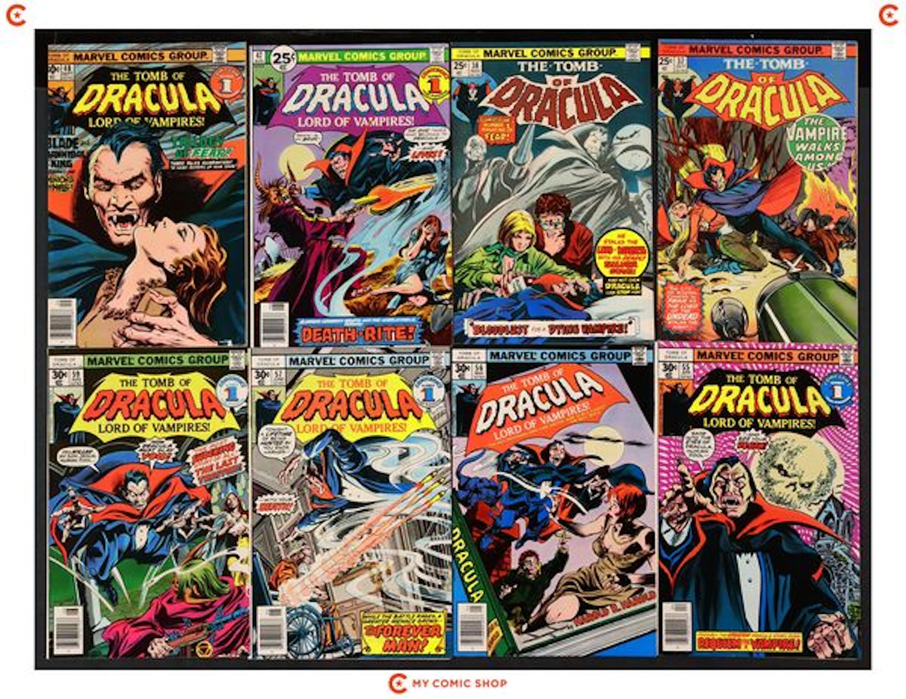 Tomb of Dracula Lot of 11