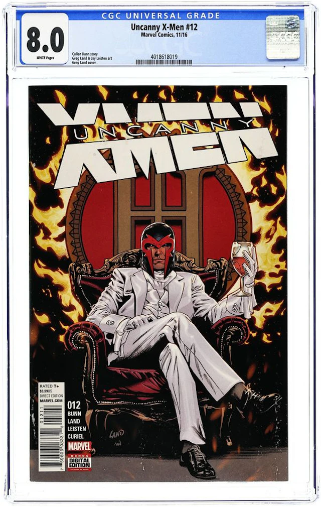 Uncanny X-Men (2016 4th Series) 12A CGC 8.0