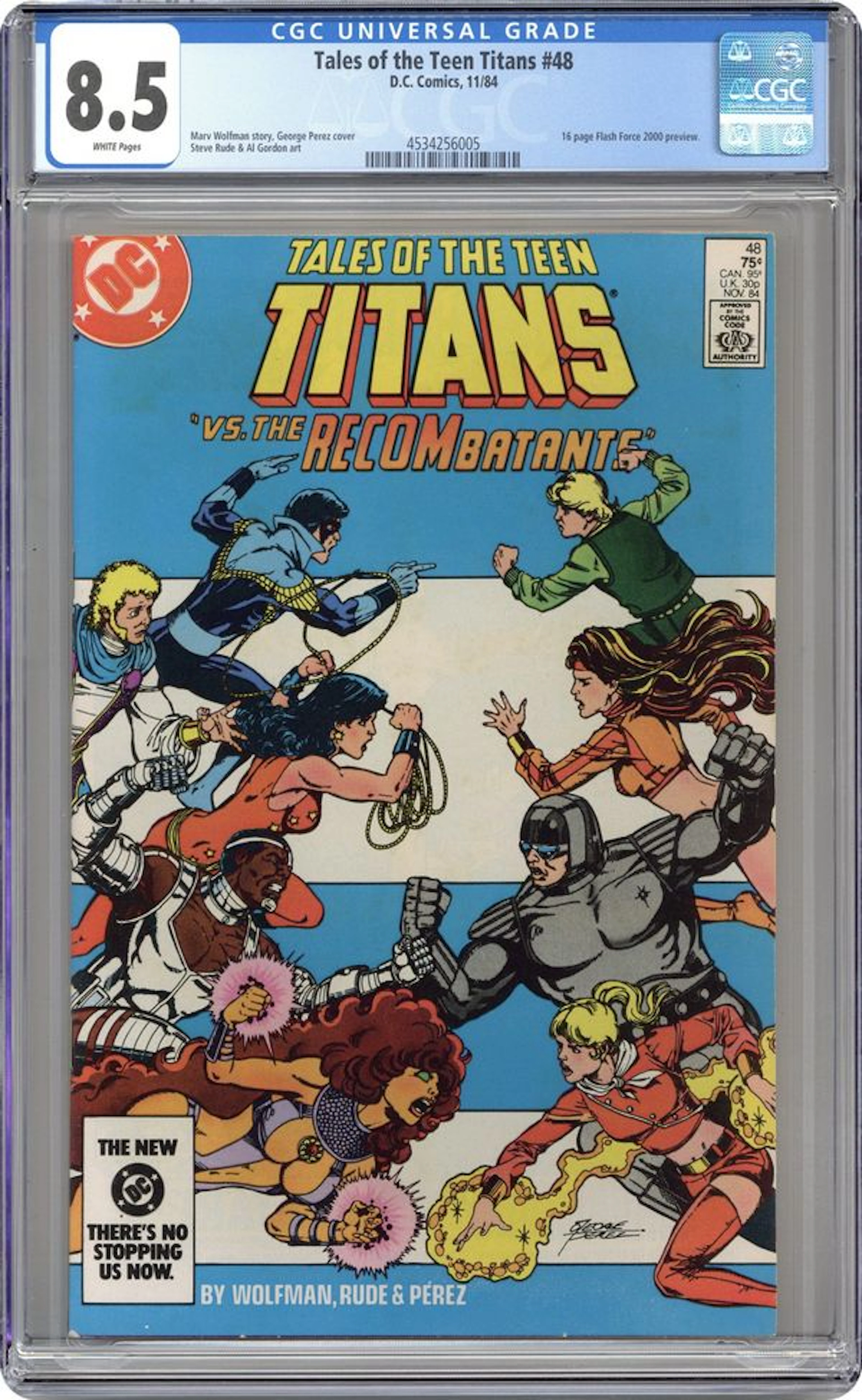 New Teen Titans (1980) (Tales of ...) 48 CGC 8.5