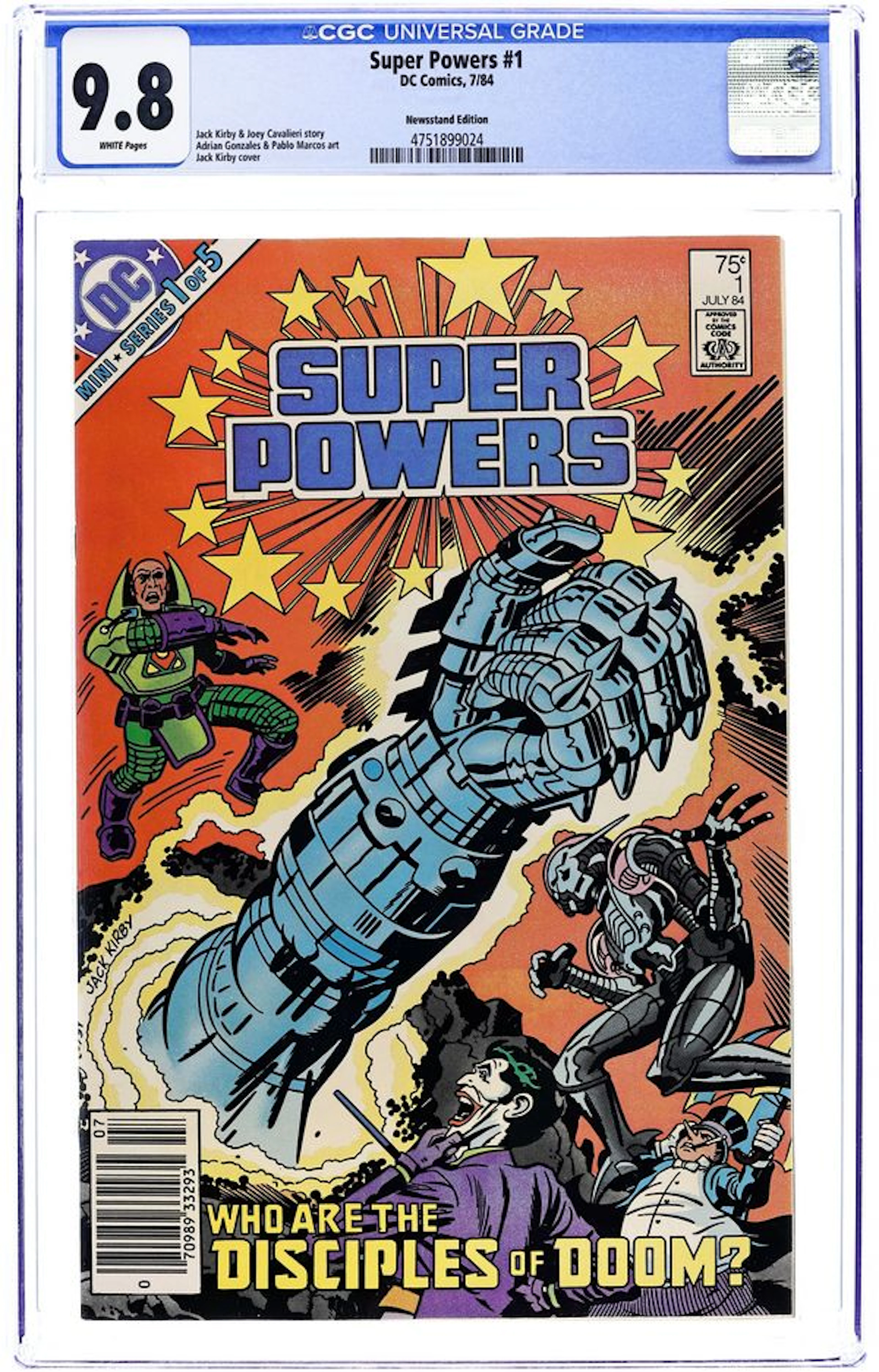 Super Powers (1984 1st Series) 1N CGC 9.8