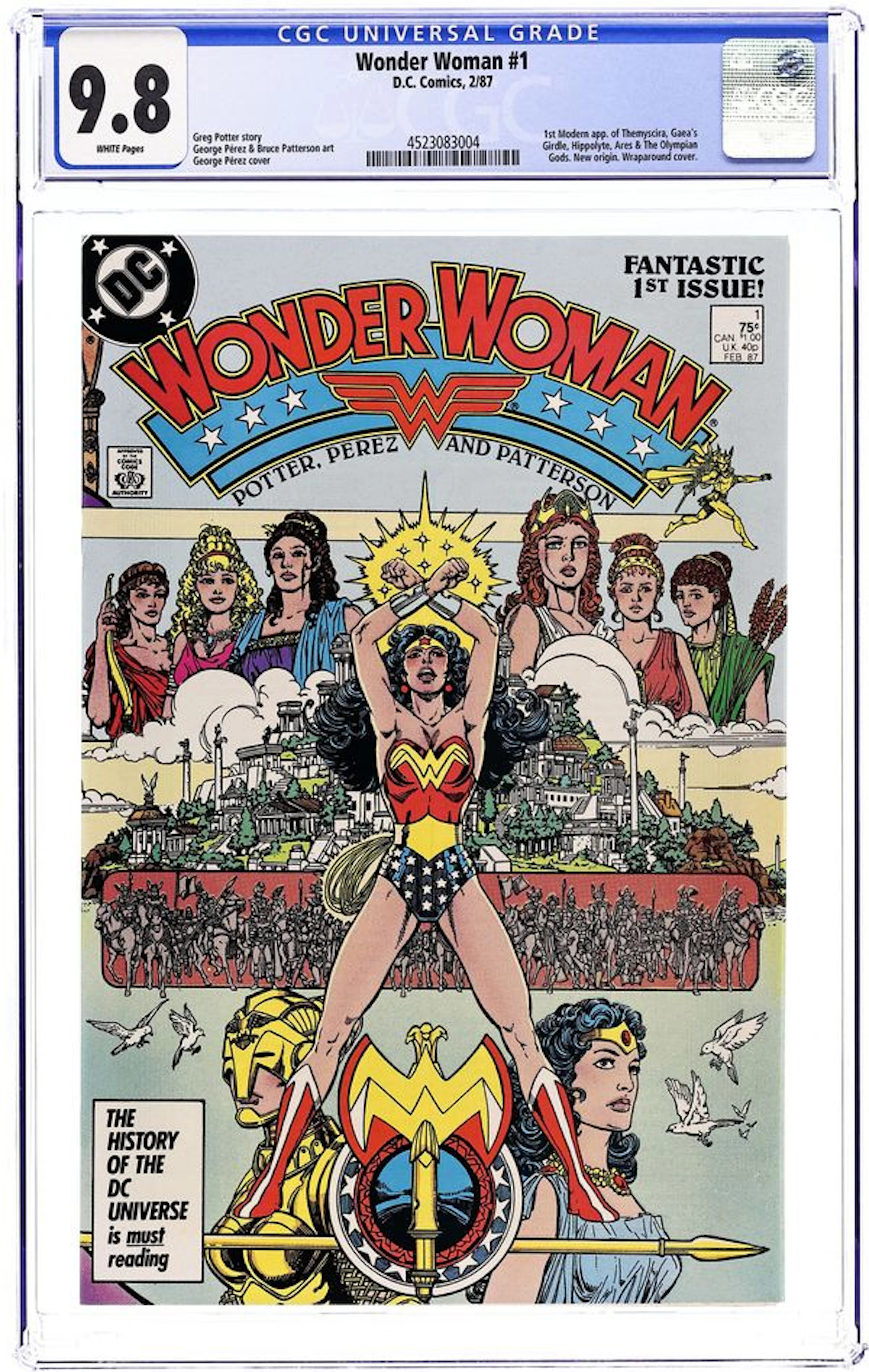 Wonder Woman (1987 2nd Series) 1A.D CGC 9.8
