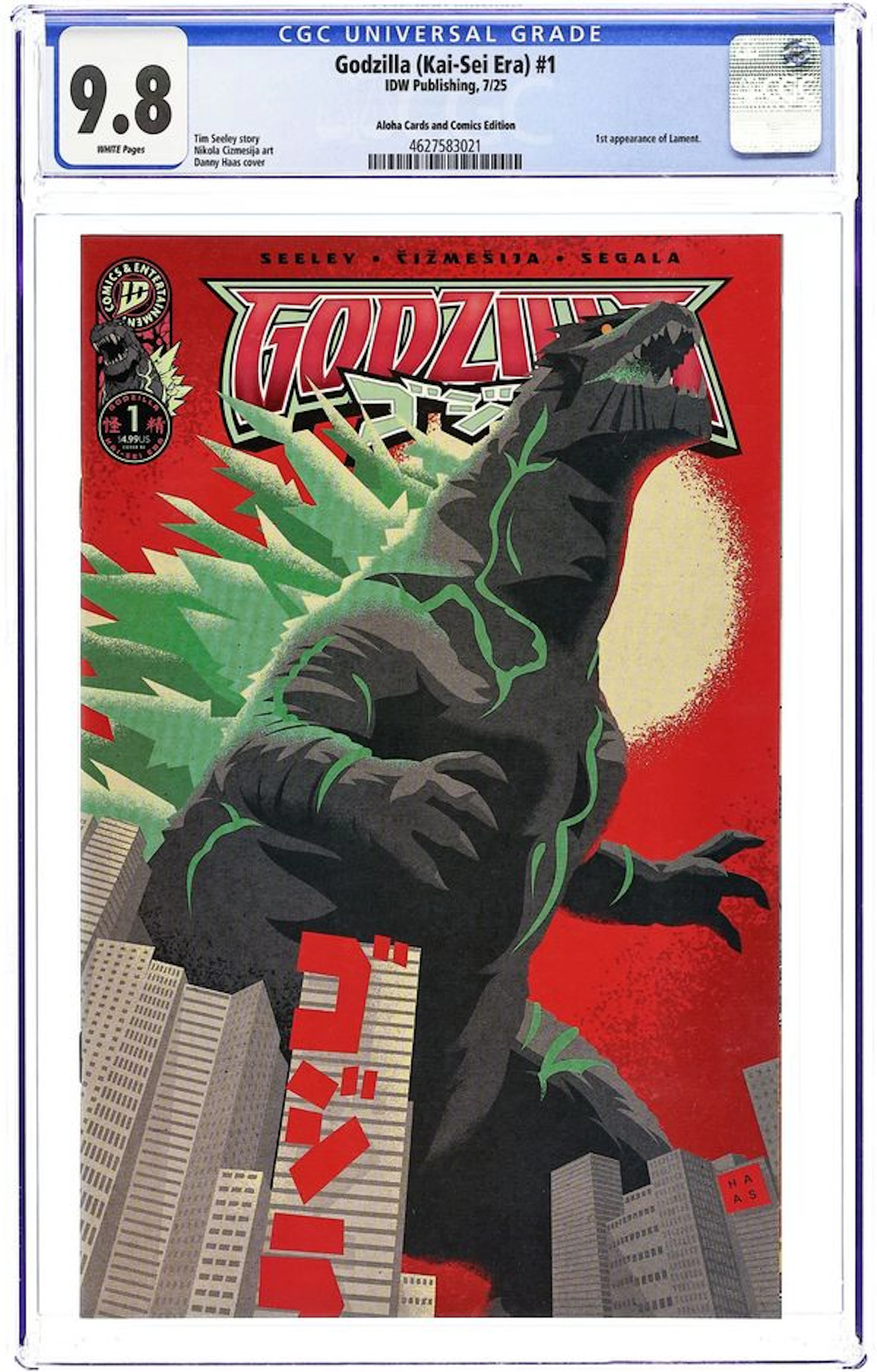 Godzilla Kai-Sei Era (2025 IDW) 1ALOHA.A CGC 9.8