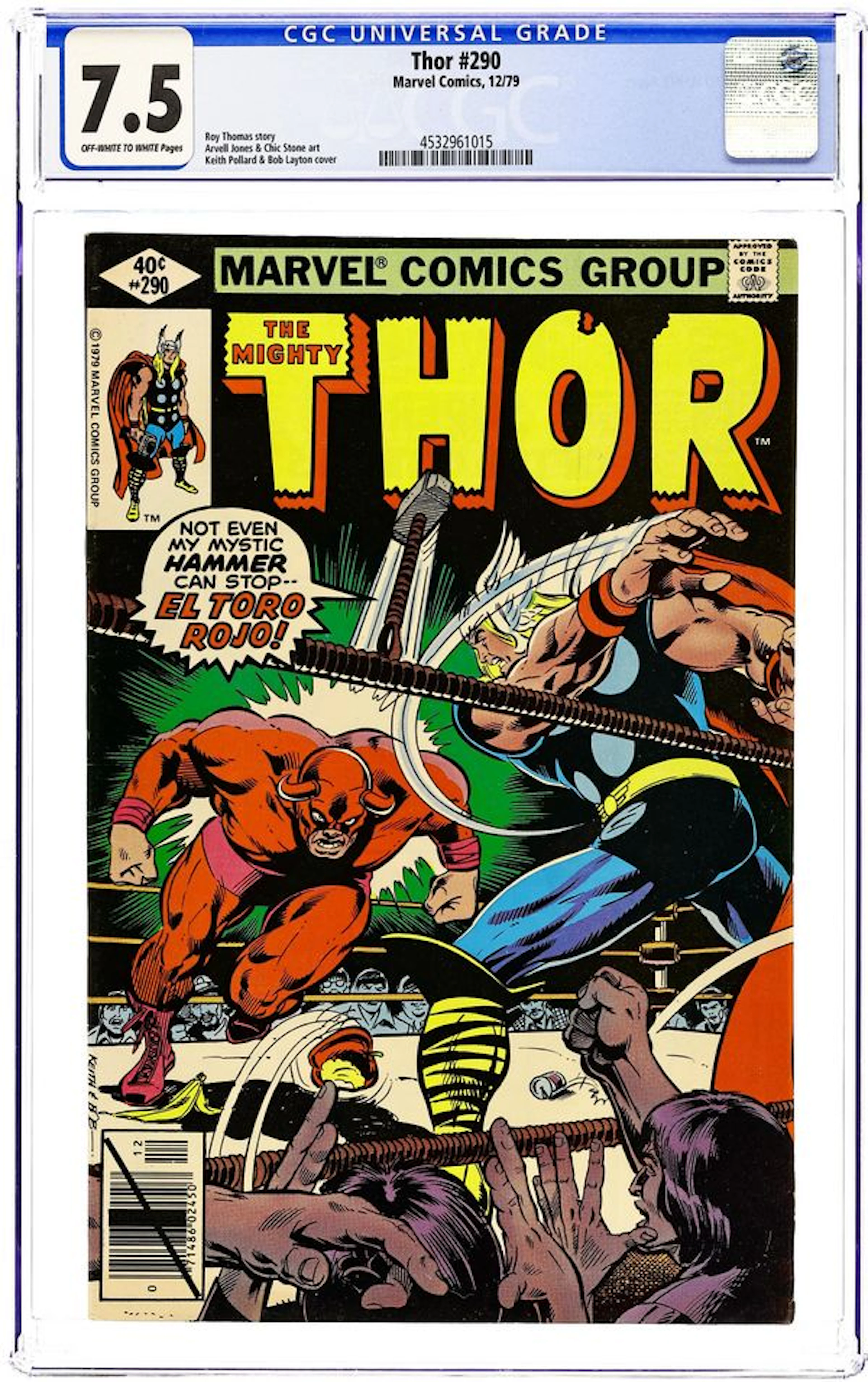 Thor (1962 Marvel 1st Series Journey Into Mystery) 290 CGC 7.5