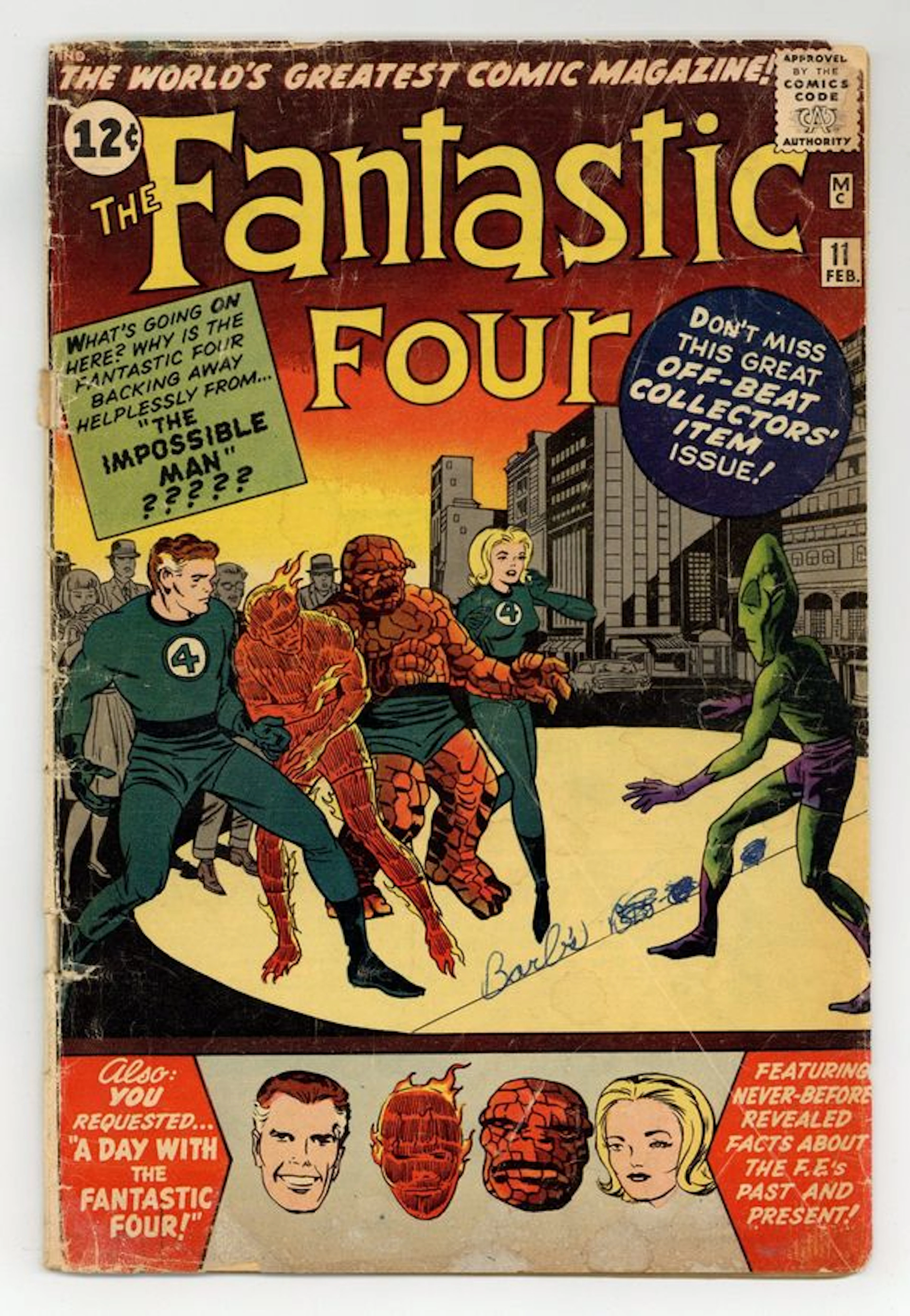 Fantastic Four (1961 1st Series) 11 GD 2.0