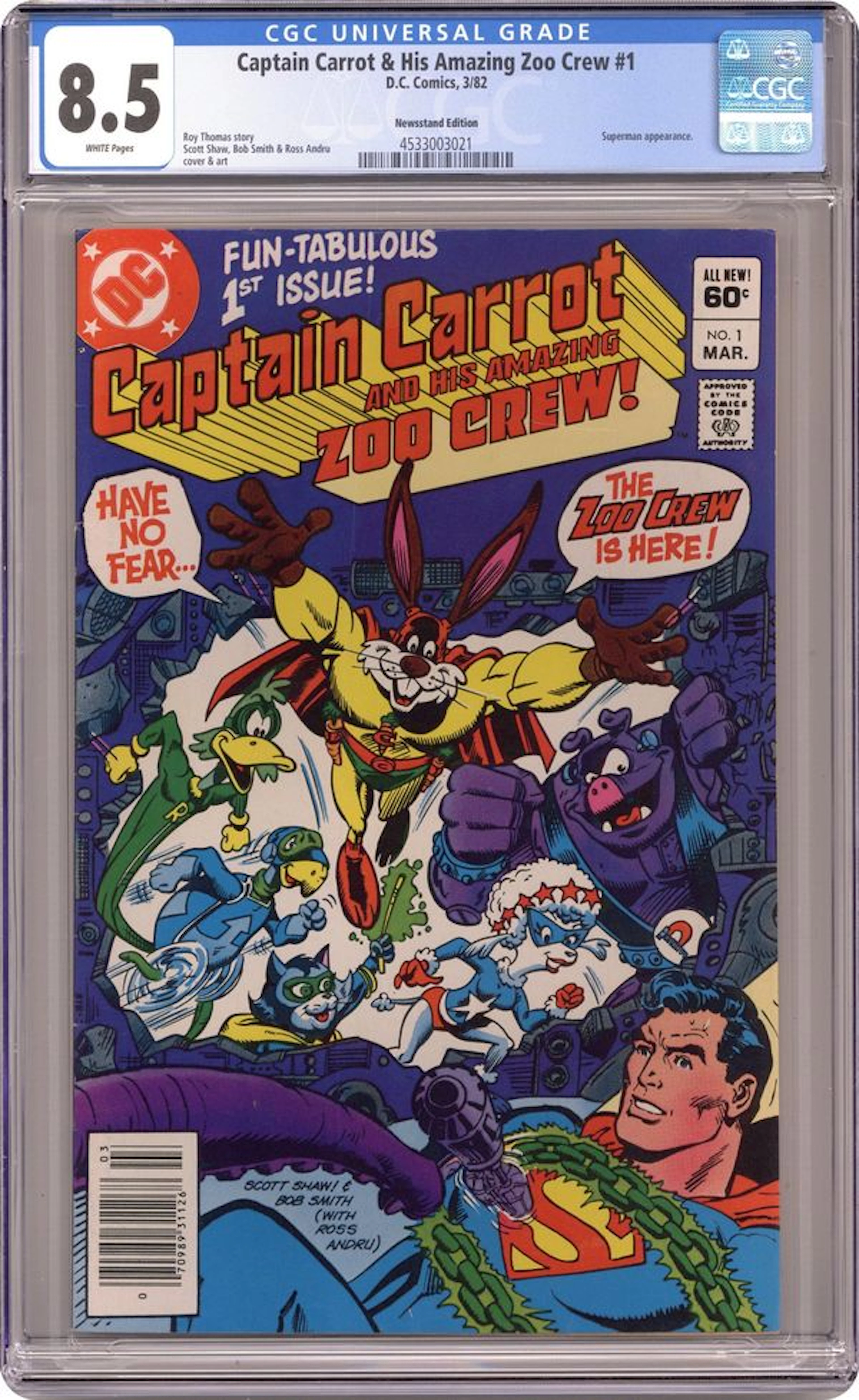 Captain Carrot (1982) 1N CGC 8.5