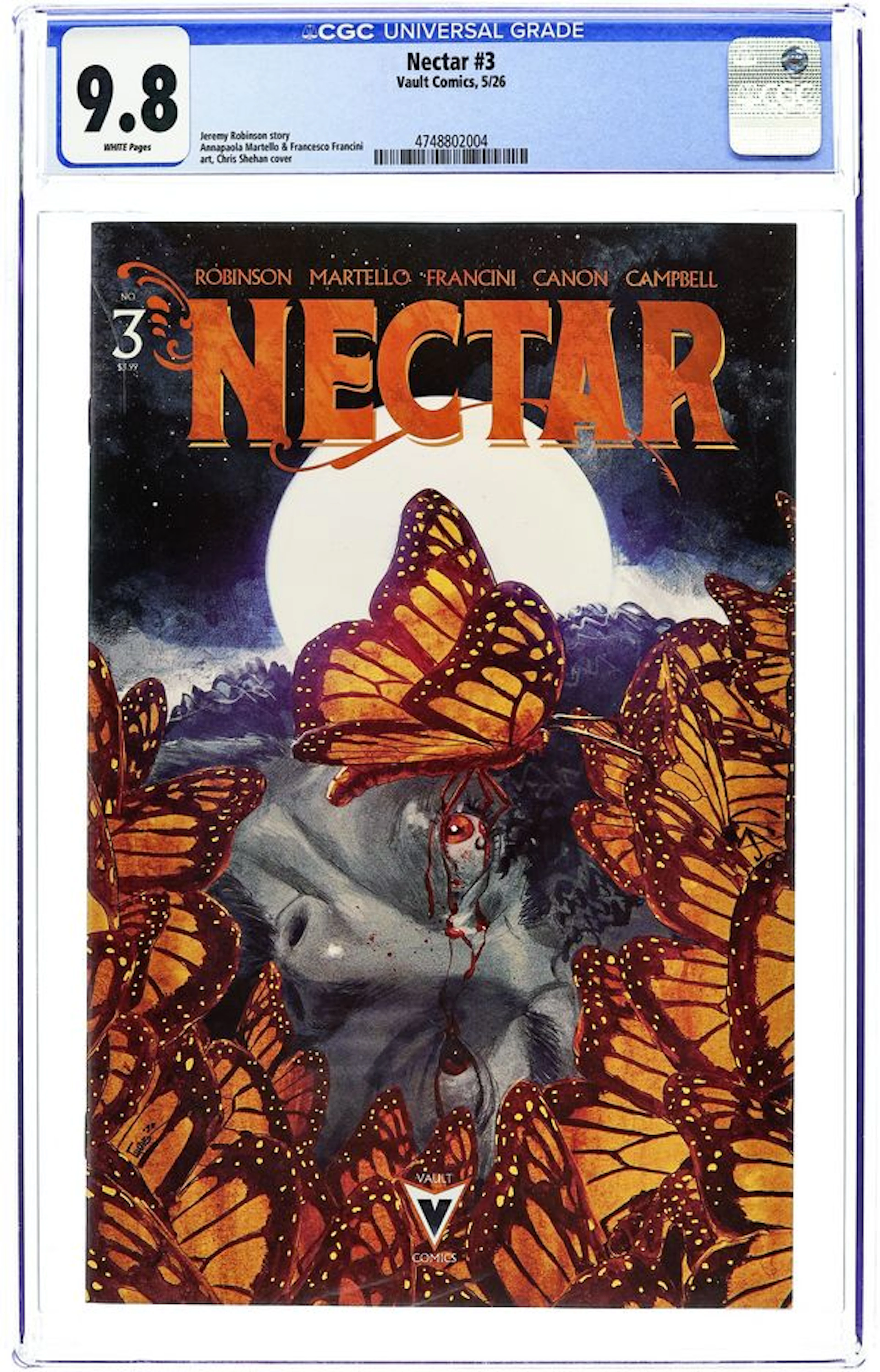 Nectar (2026 Vault Comics) 3A CGC 9.8