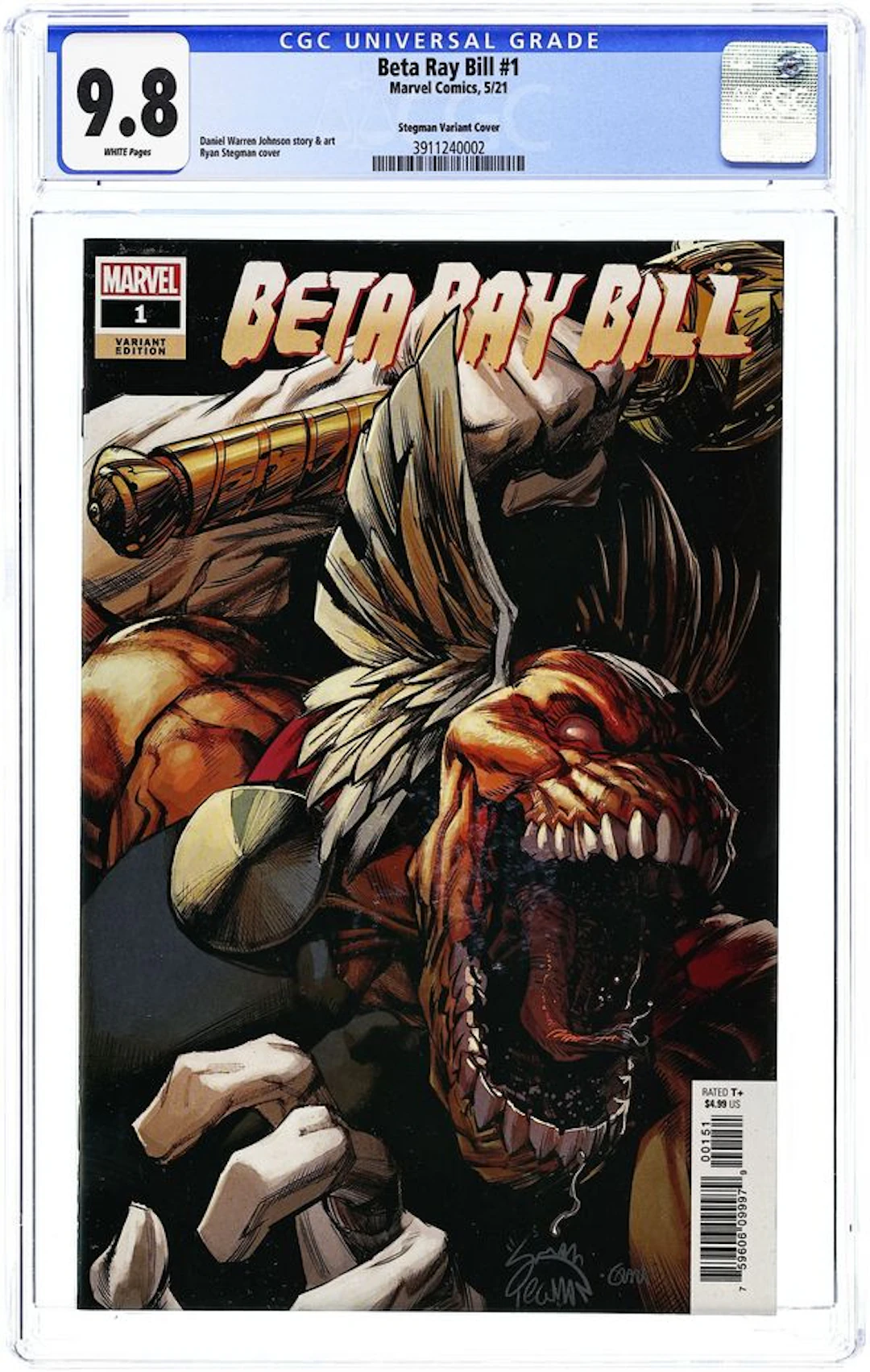 Beta Ray Bill (2021 Marvel) 1E CGC 9.8