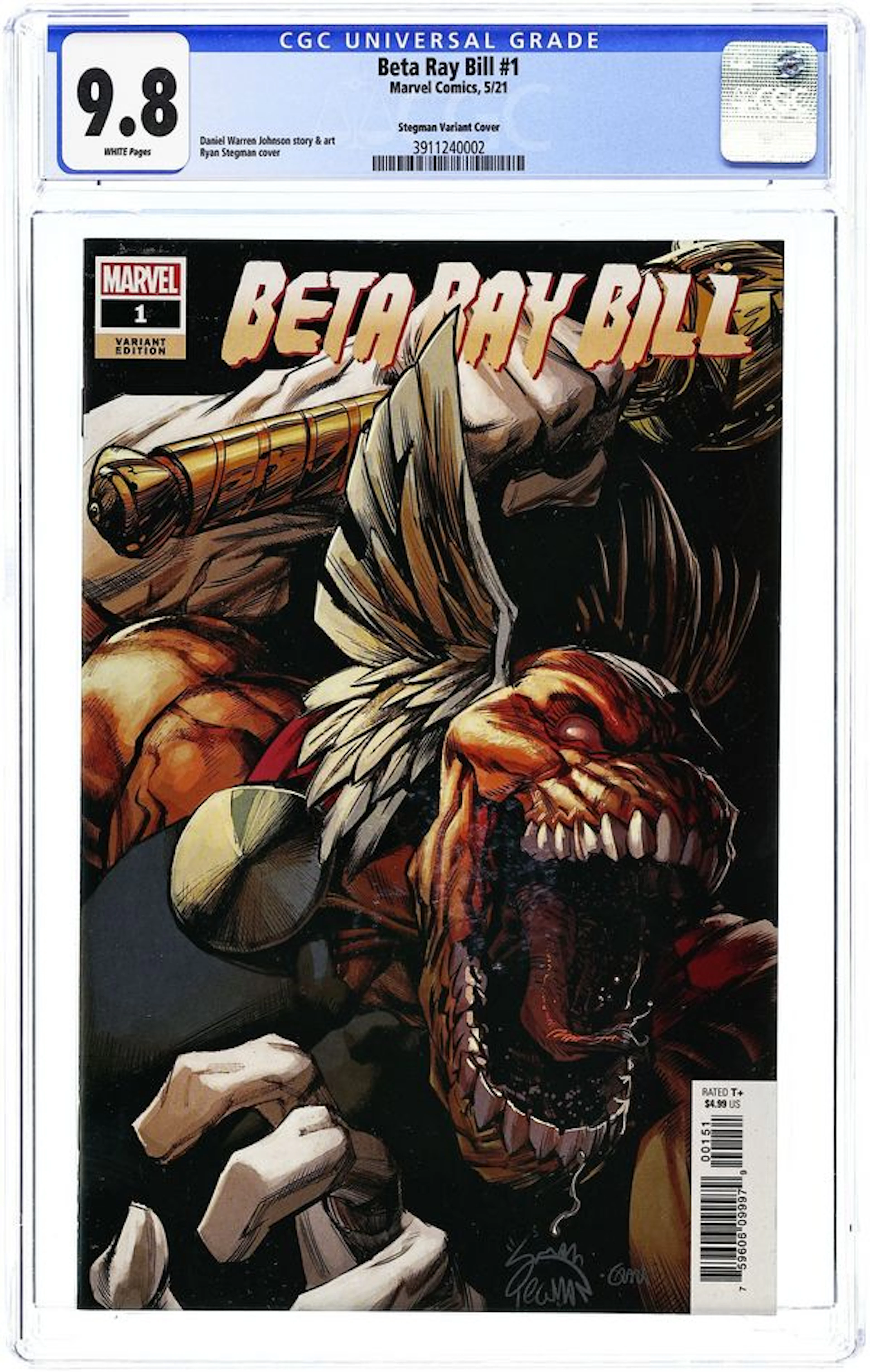 Beta Ray Bill (2021 Marvel) 1E CGC 9.8