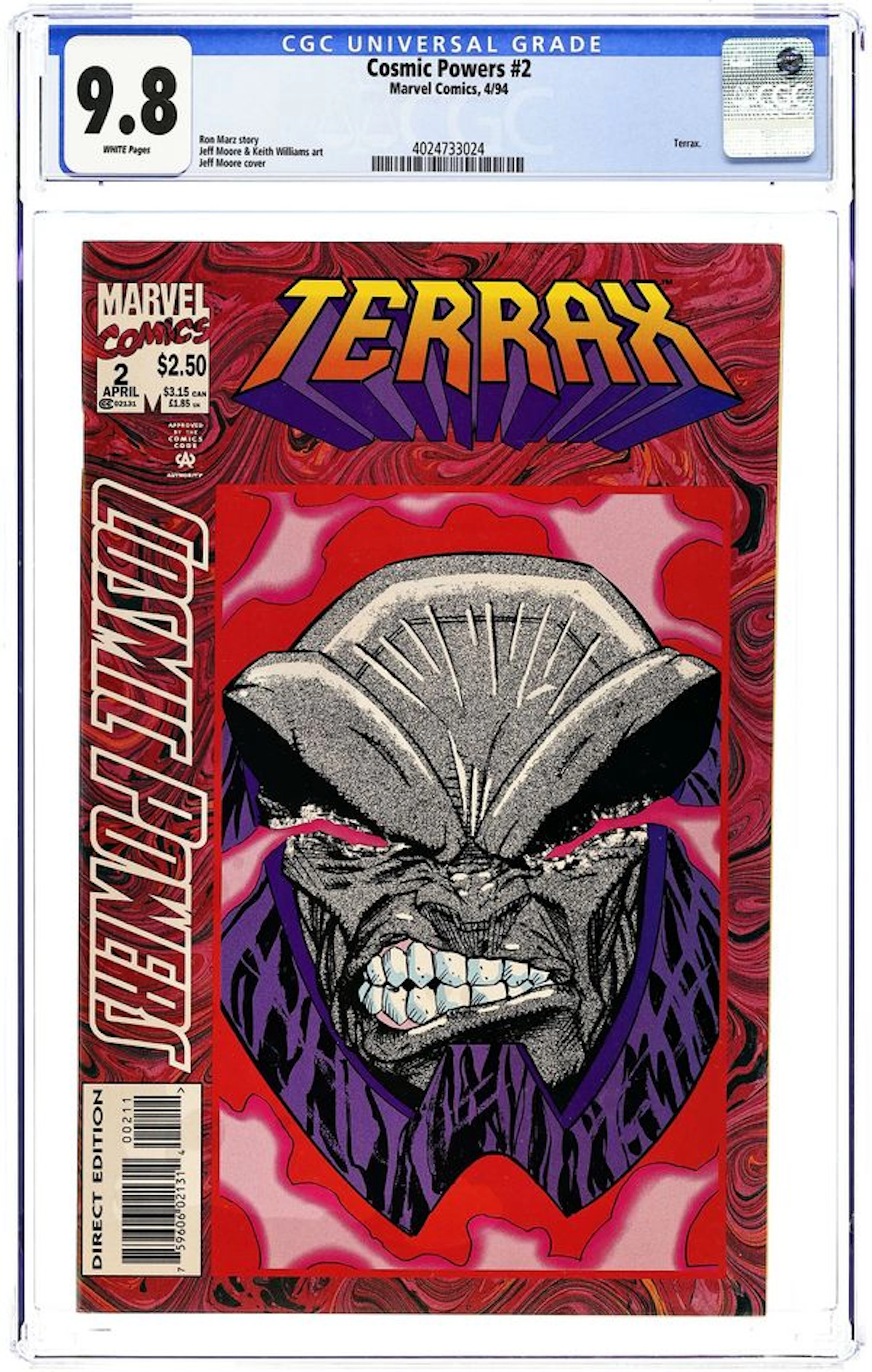 Cosmic Powers (1994) 2 CGC 9.8