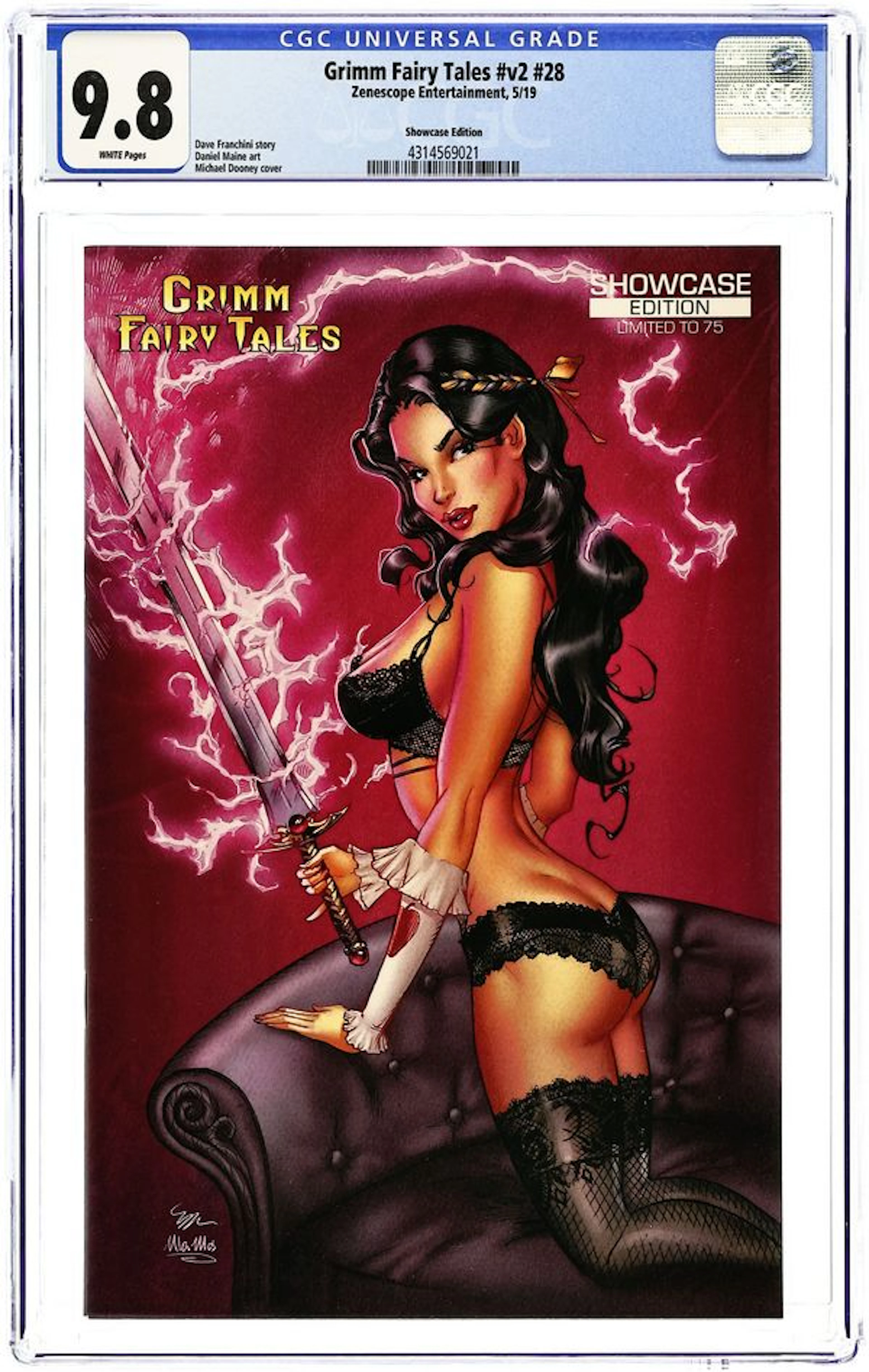 Grimm Fairy Tales (2016 2nd Series) 28SHOWCASE CGC 9.8