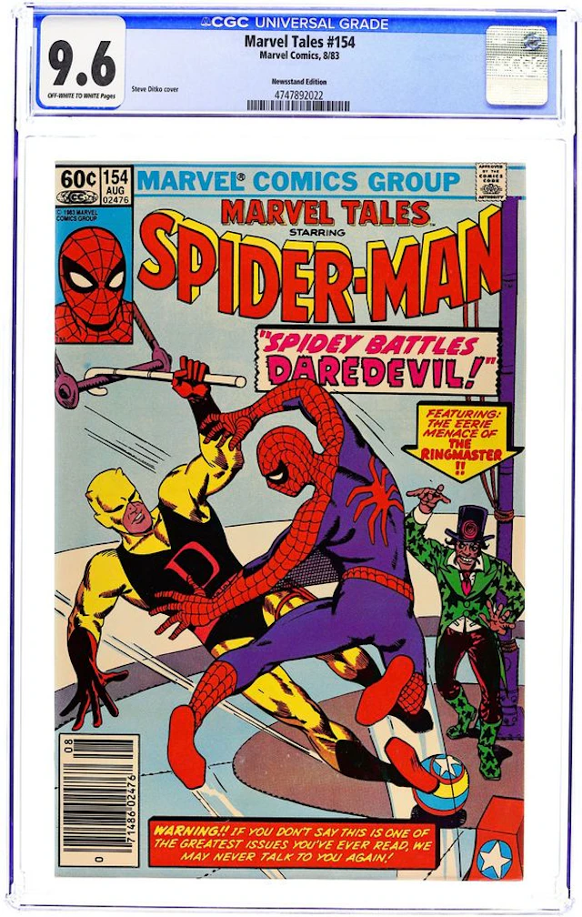 Marvel Tales (1964 Marvel) 154N CGC 9.6