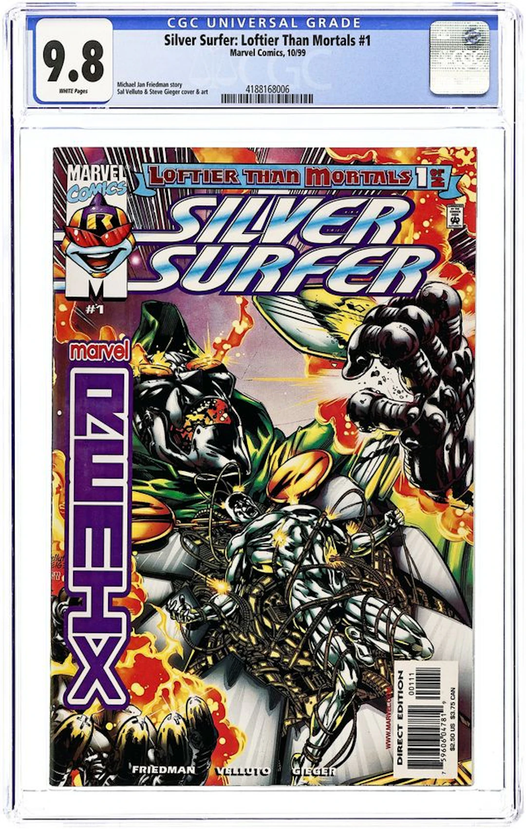 Silver Surfer Loftier Than Mortals (1999 Marvel) 1 CGC 9.8