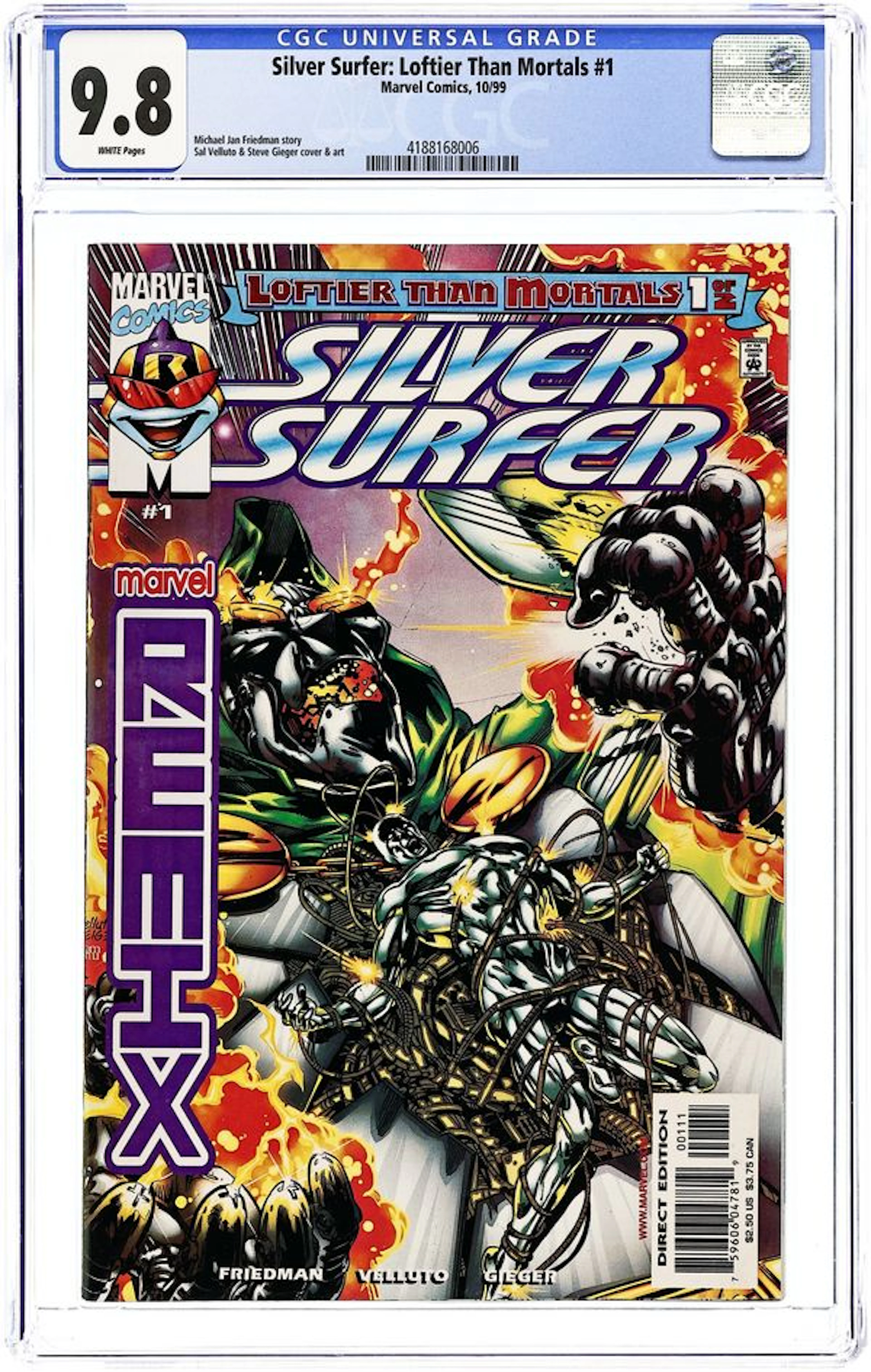 Silver Surfer Loftier Than Mortals (1999 Marvel) 1 CGC 9.8