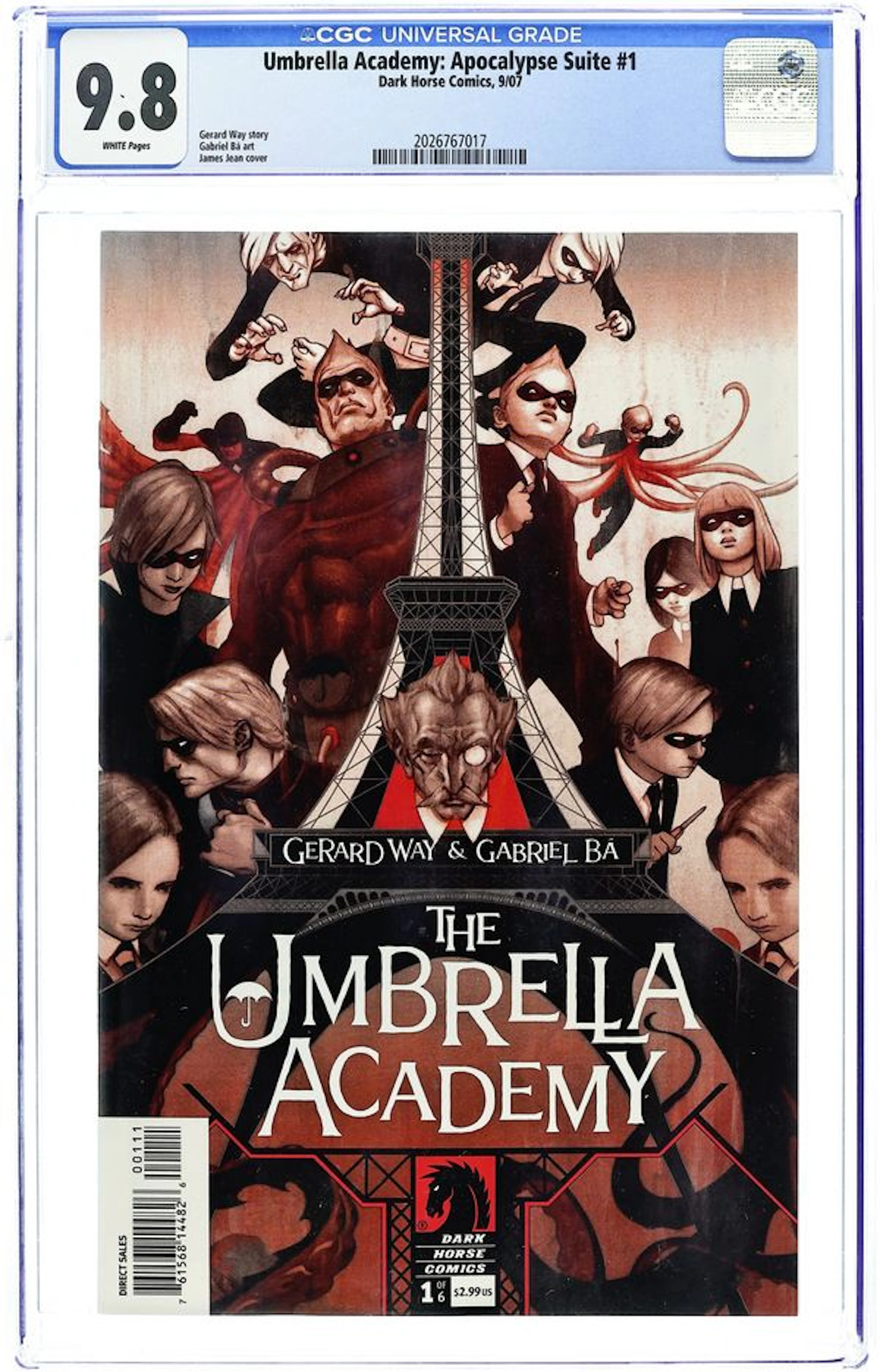 Umbrella Academy Apocalypse Suite (2007) 1A CGC 9.8