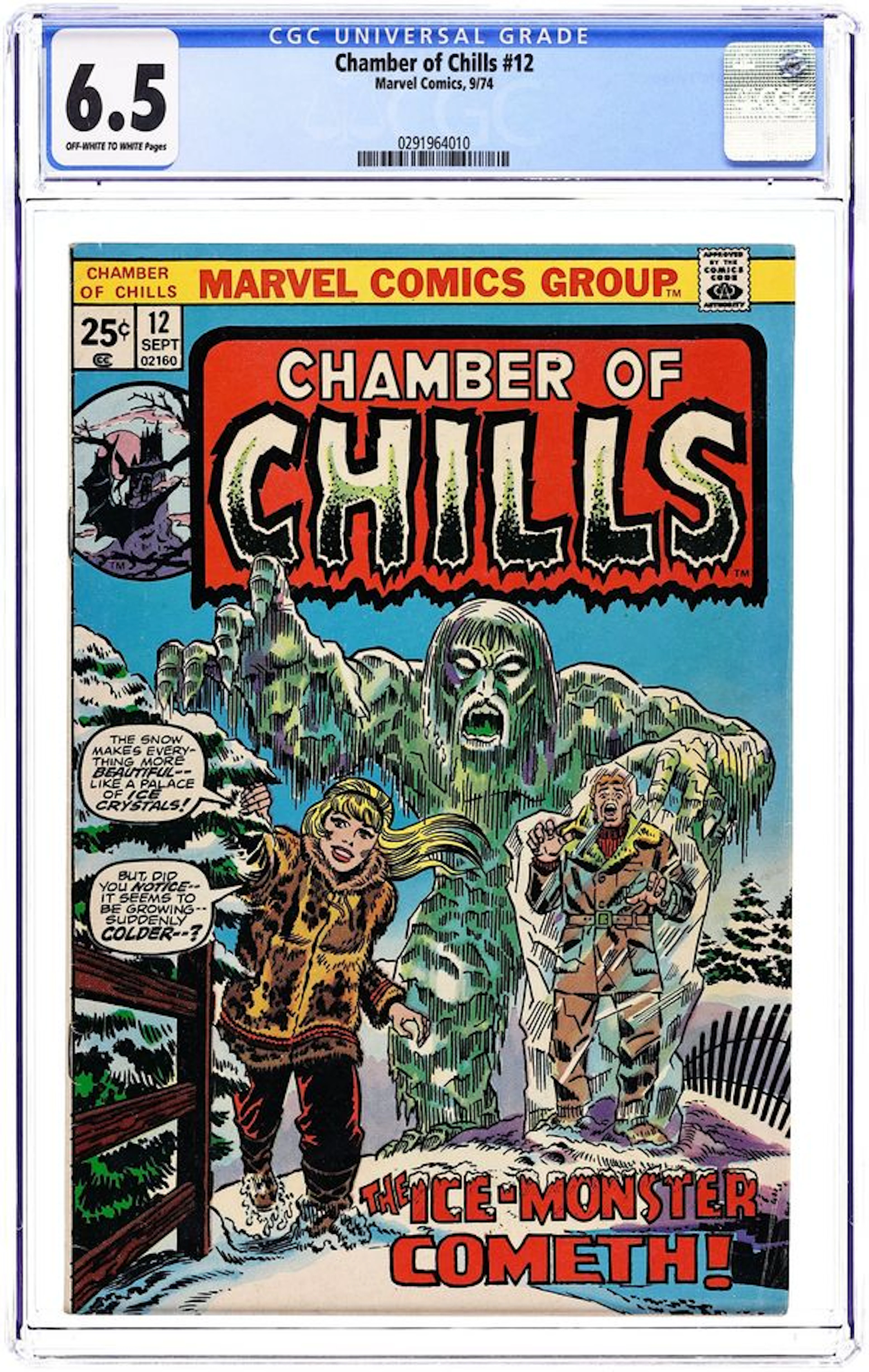 Chamber of Chills (1972 Marvel) 12 CGC 6.5