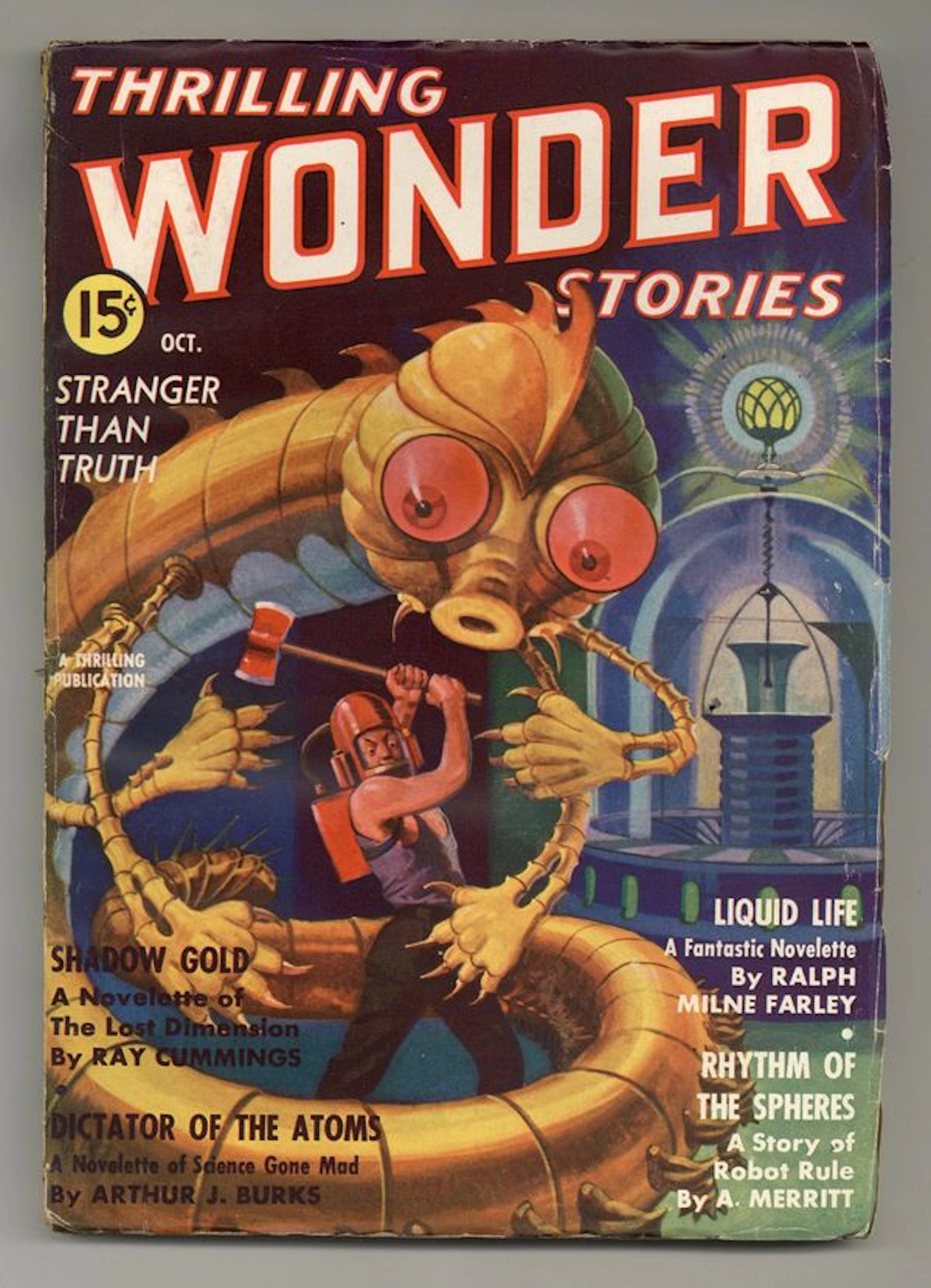 Thrilling Wonder Stories (1936-1955 Beacon/Better/Standard) Pulp Vol.