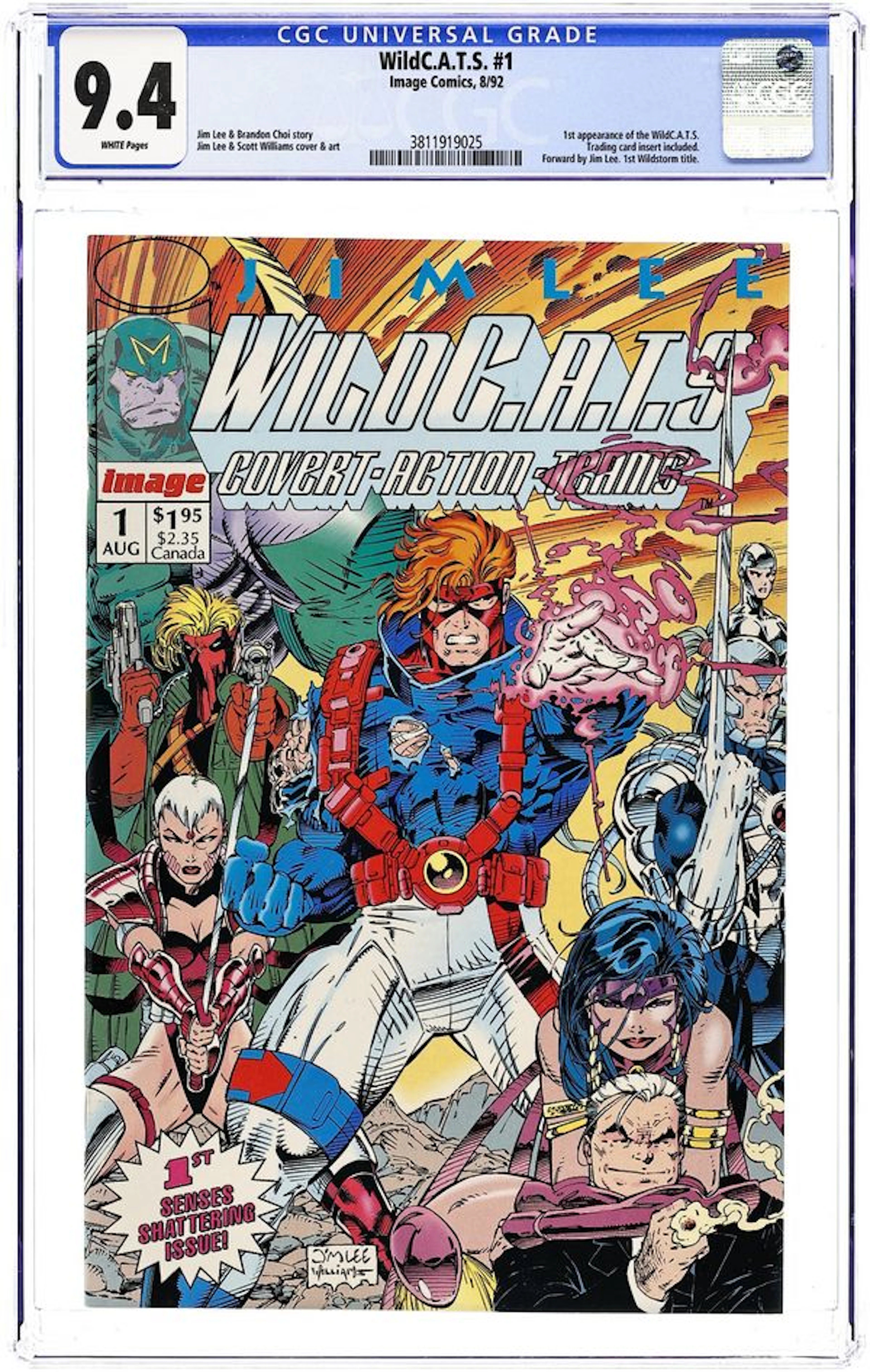 Wildcats Covert Action Teams (1992 Image) 1A CGC 9.4