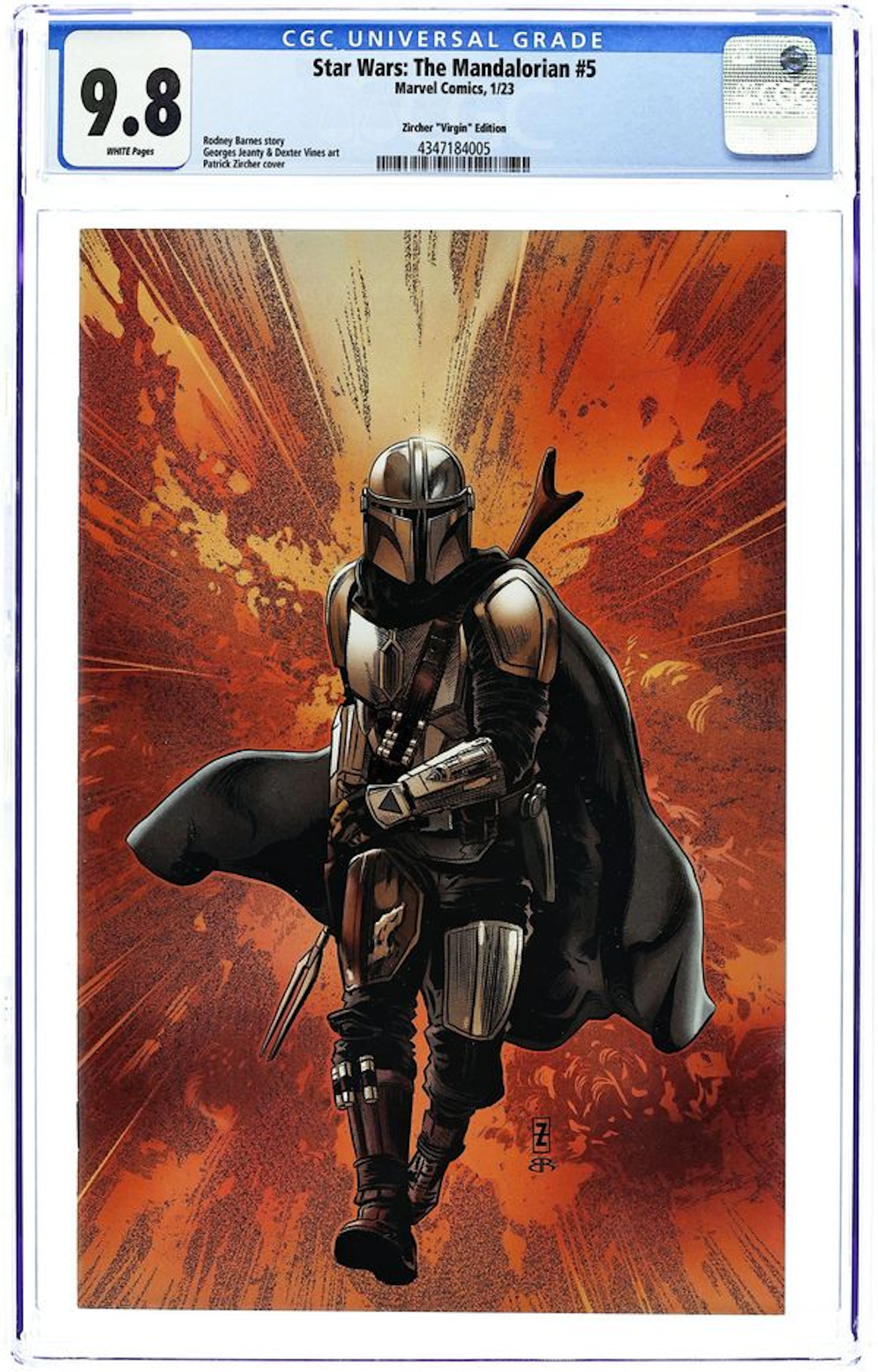 Star Wars The Mandalorian (2022 Marvel) 5ILLUMINATI.B CGC 9.8
