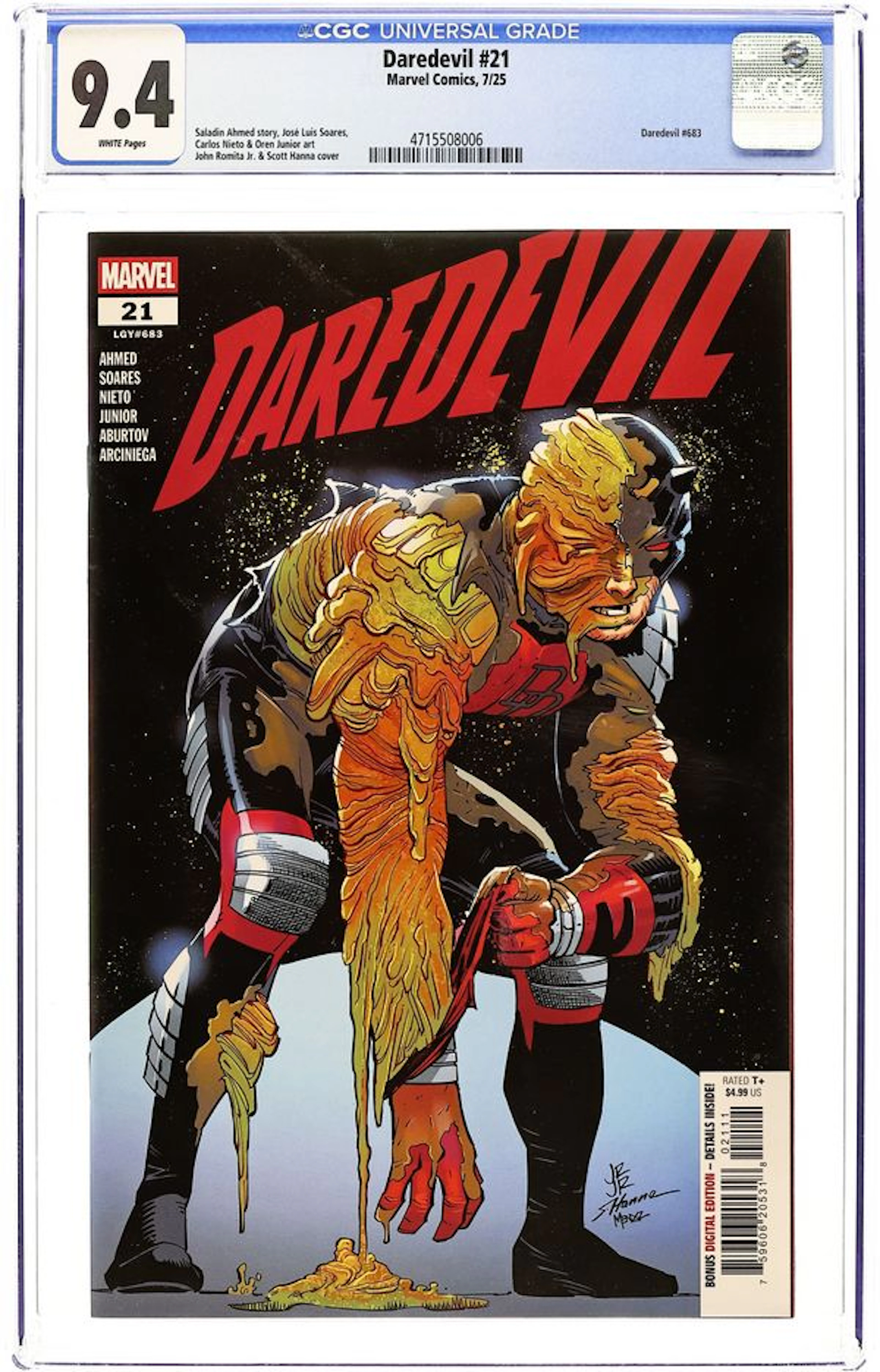 Daredevil (2023 Marvel) 21A CGC 9.4
