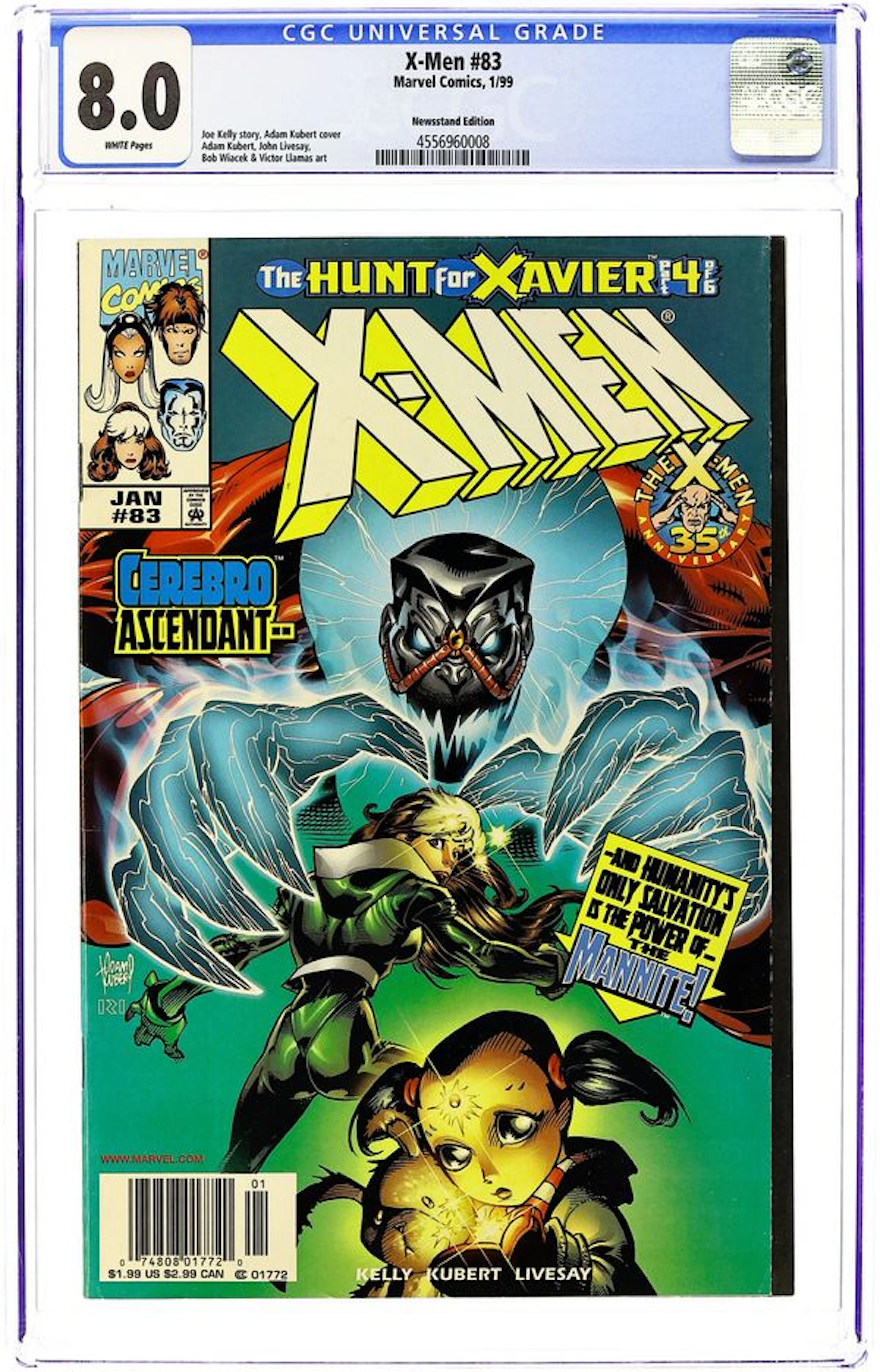 X-Men (1991 1st Series) 83N CGC 8.0
