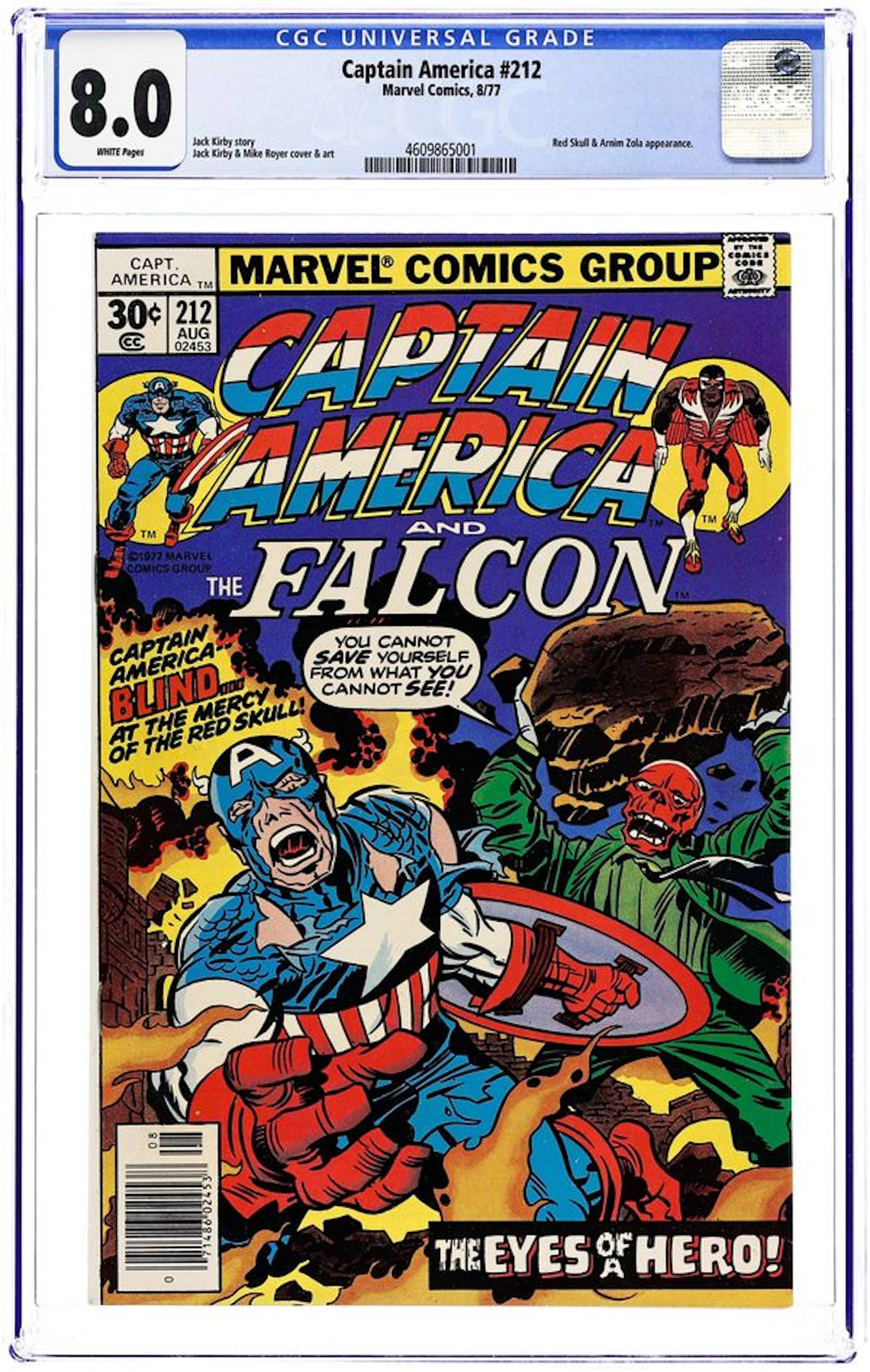 Captain America (1968 1st Series) 212 CGC 8.0
