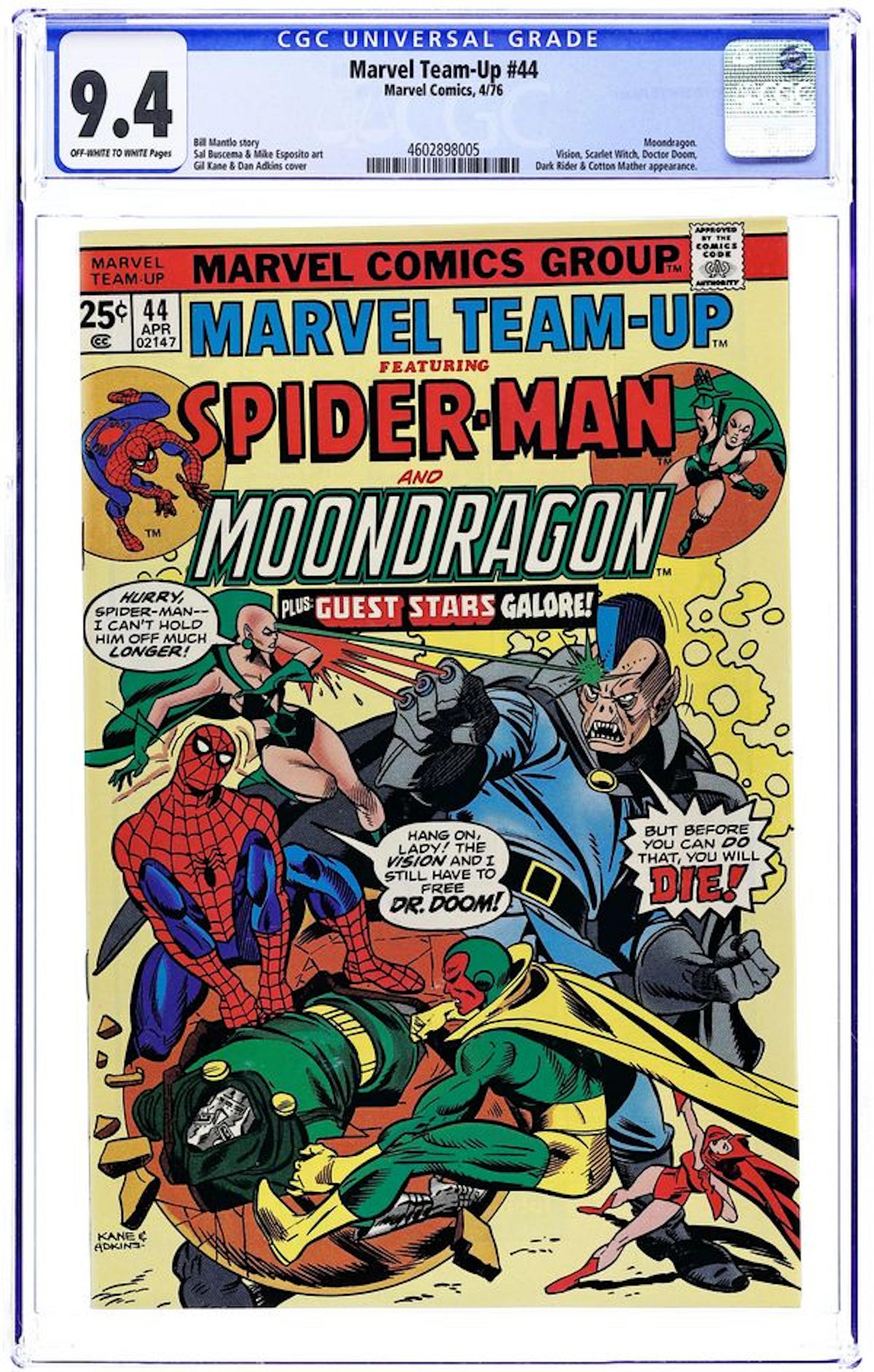 Marvel Team-Up (1972 1st Series) 44 CGC 9.4