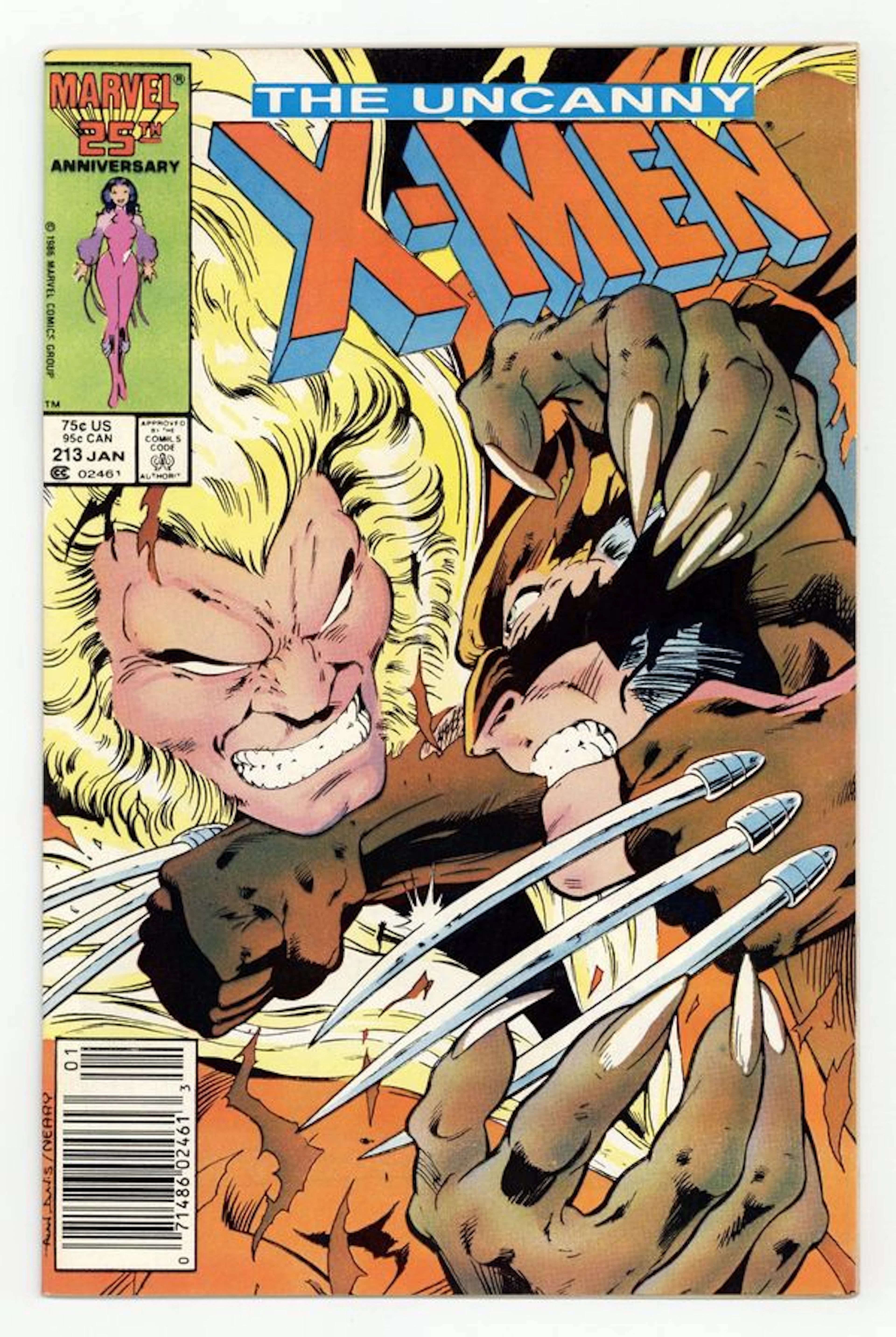 Uncanny X-Men (1963 1st Series) 213N VG+ 4.5