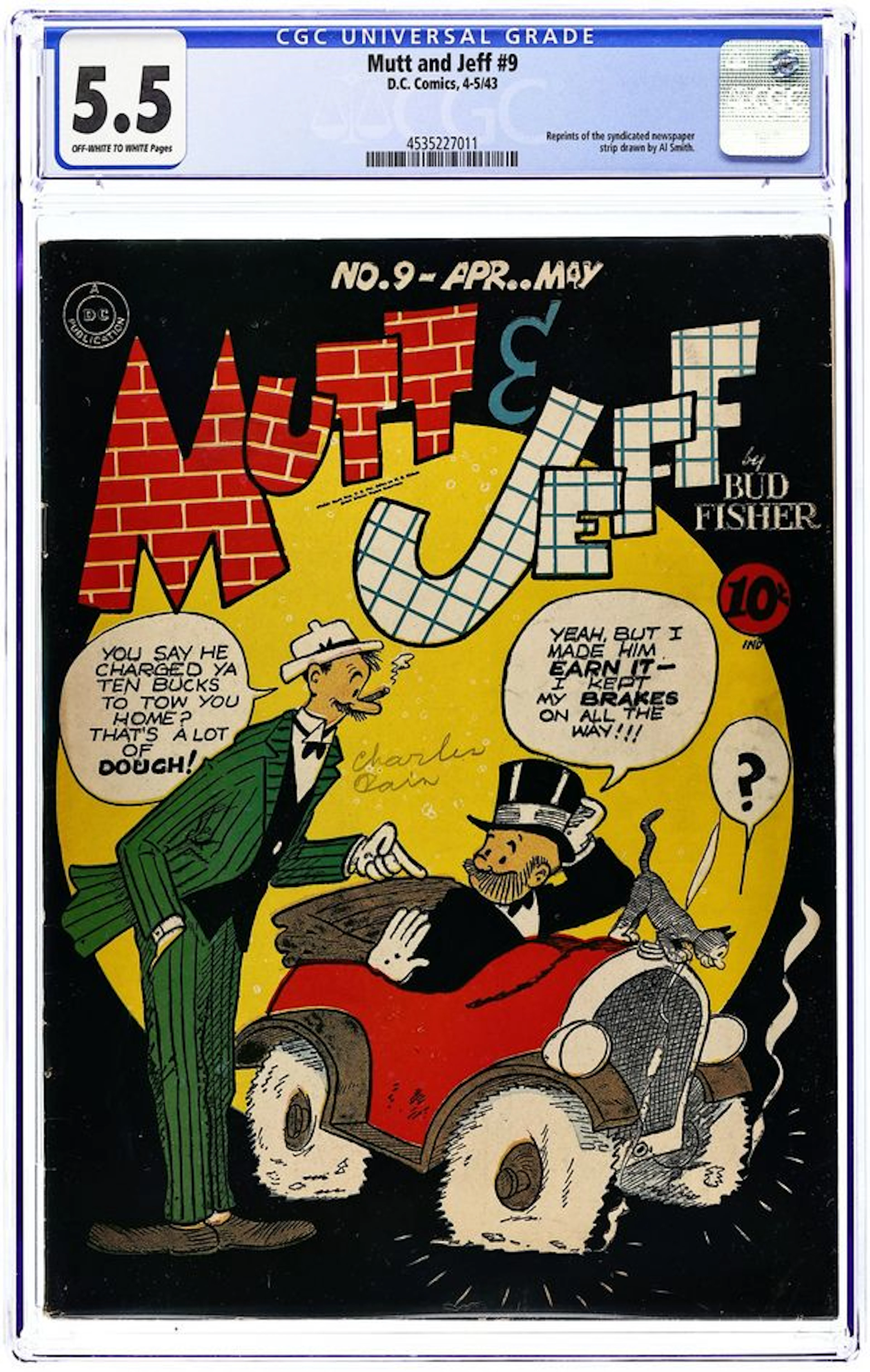 Mutt and Jeff (1939-65 All Am./National/Dell/Harvey) 9 CGC 5.5