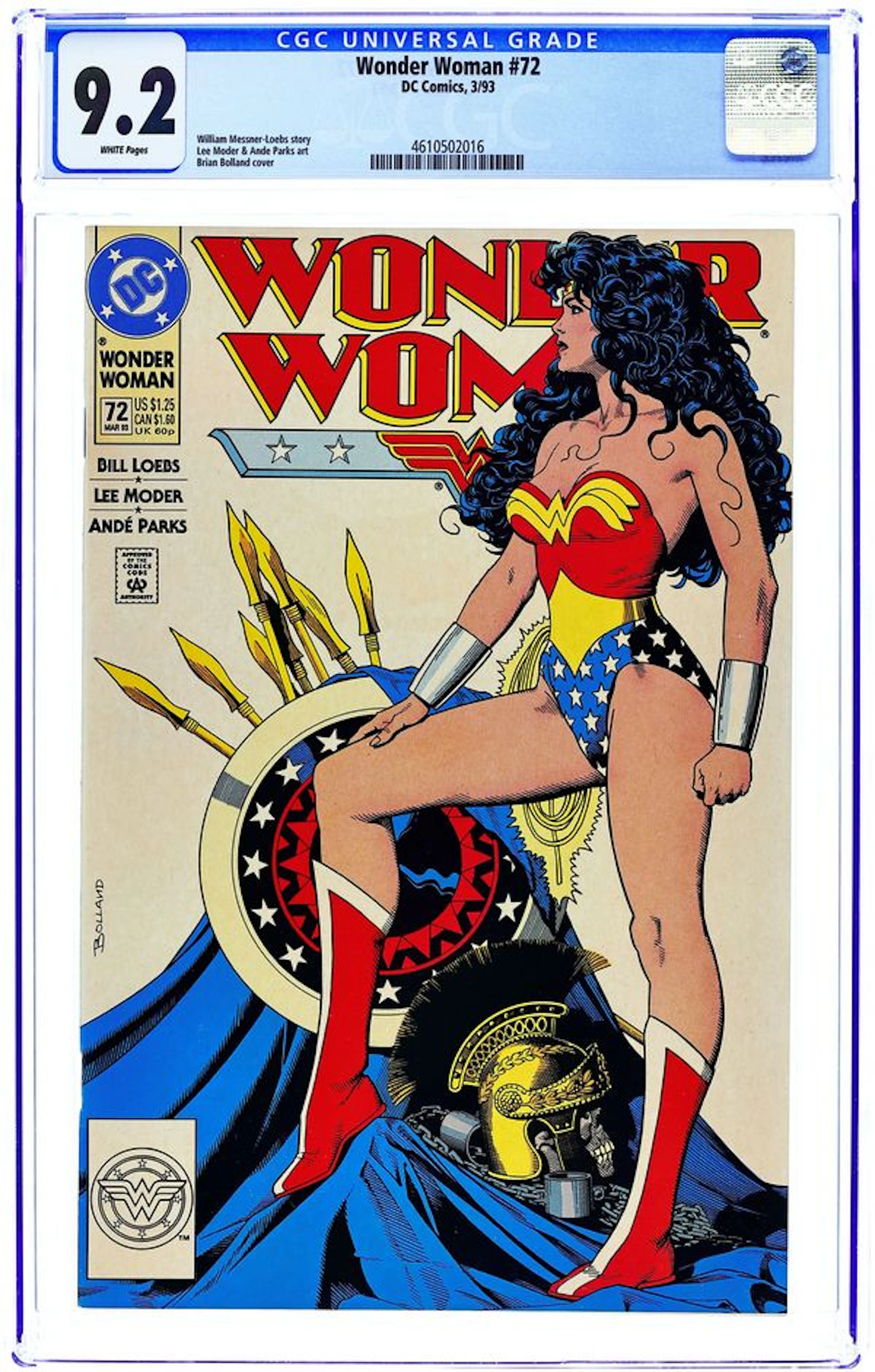 Wonder Woman (1987 2nd Series) 72 CGC 9.2