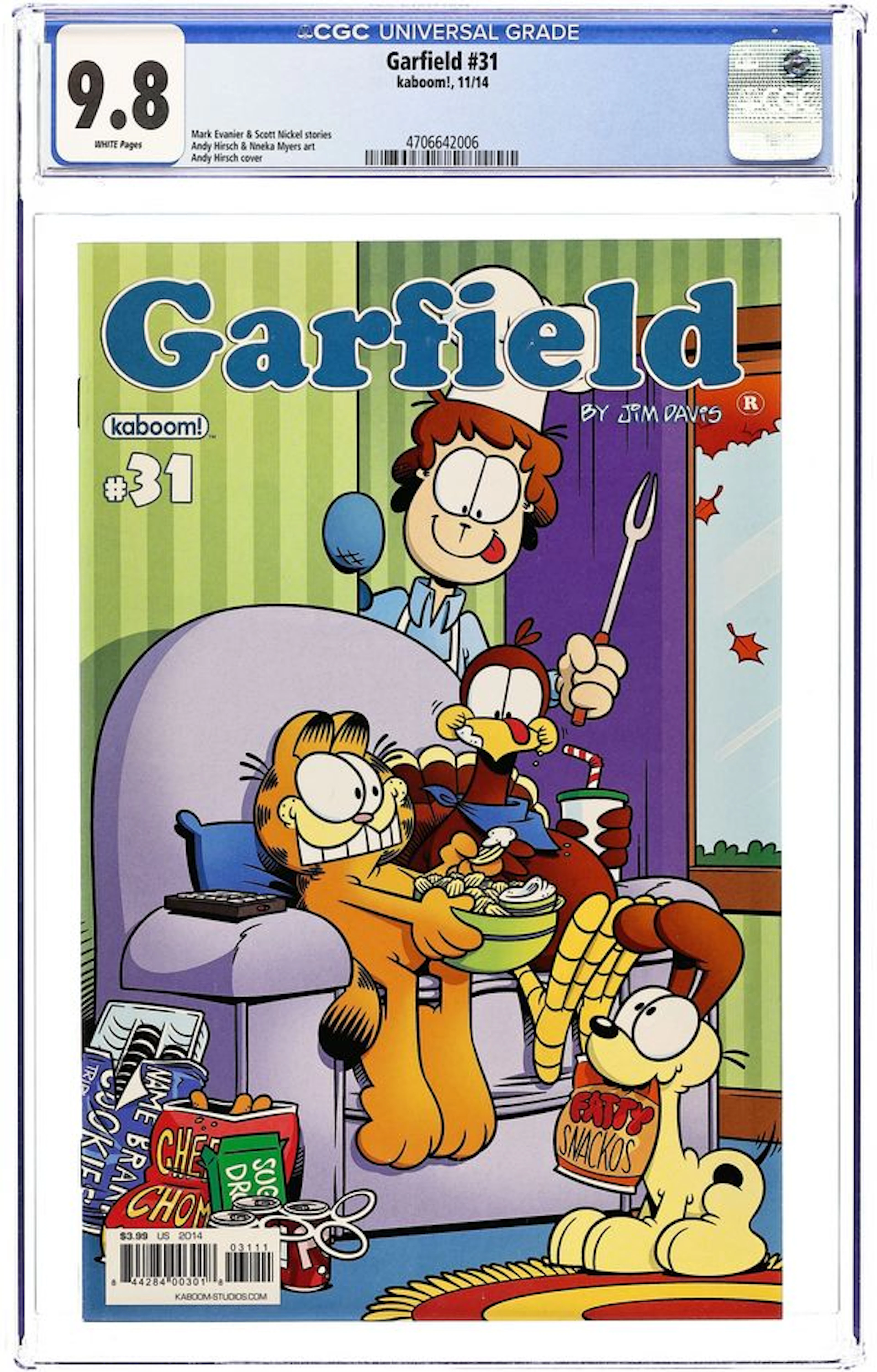 Garfield (2012 Boom) 31 CGC 9.8