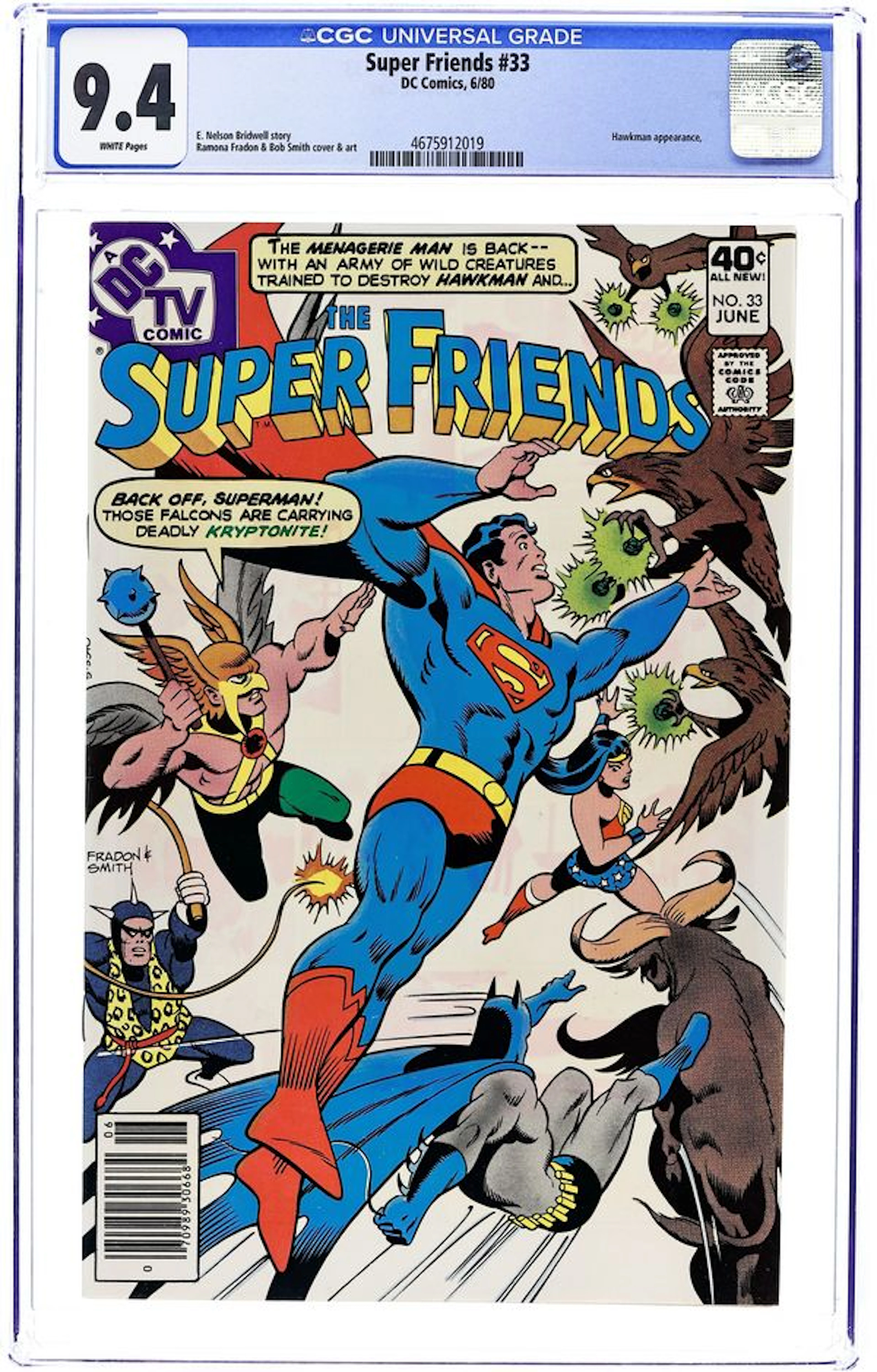 Super Friends (1976 DC 1st Series) 33 CGC 9.4