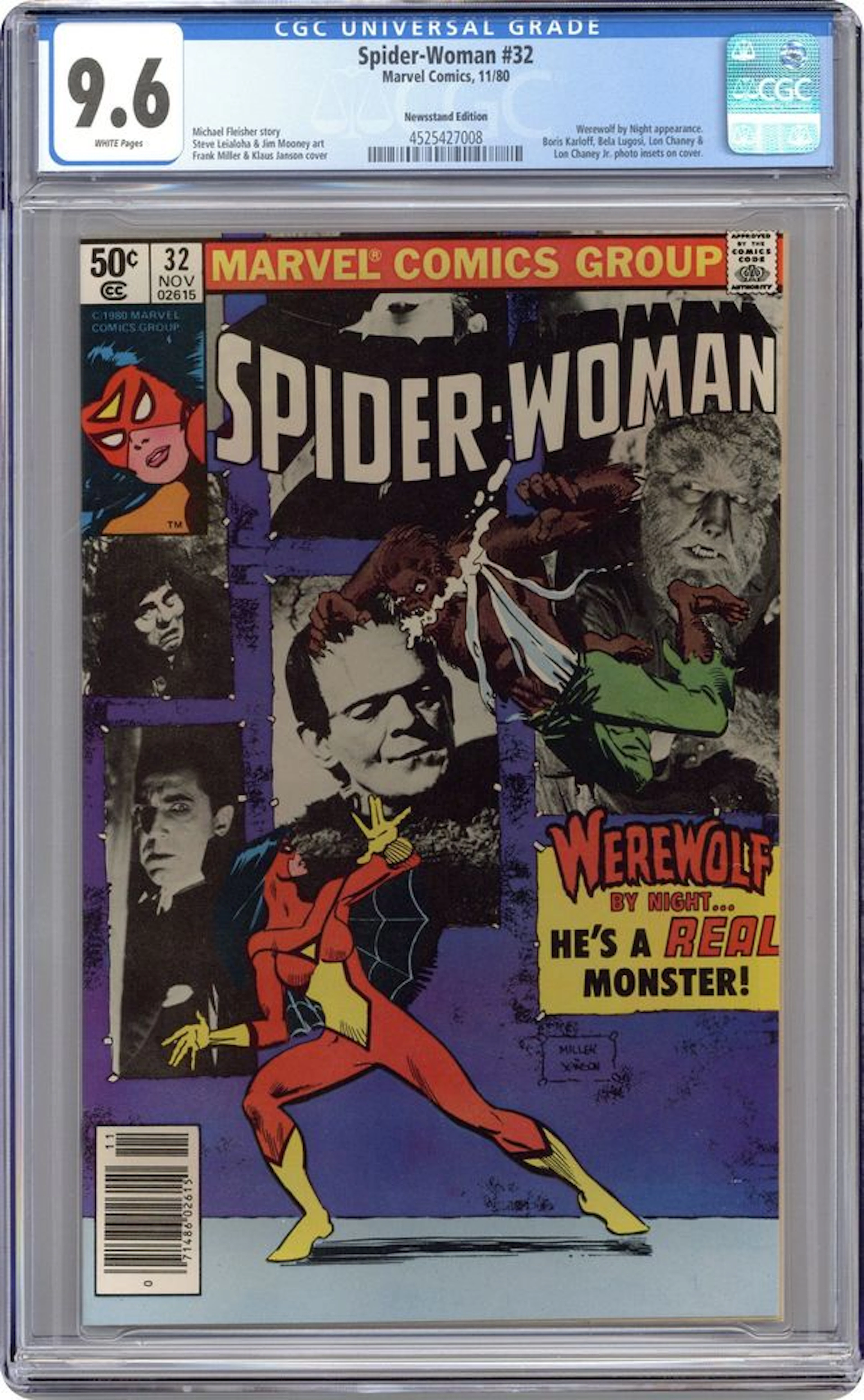 Spider-Woman (1978 Marvel 1st Series) 32N CGC 9.6