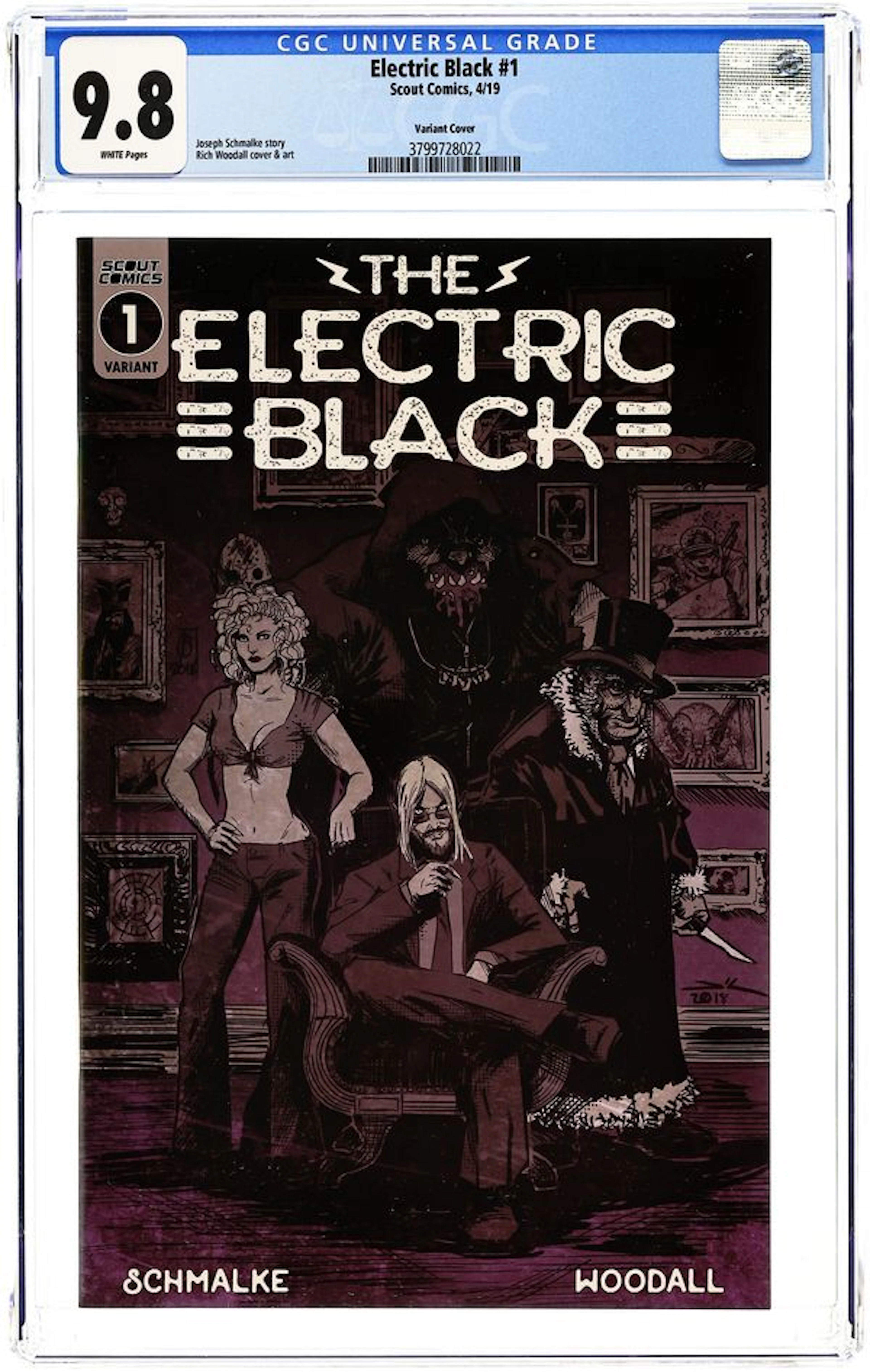 Electric Black (2019 Scout Comics) 1B CGC 9.8