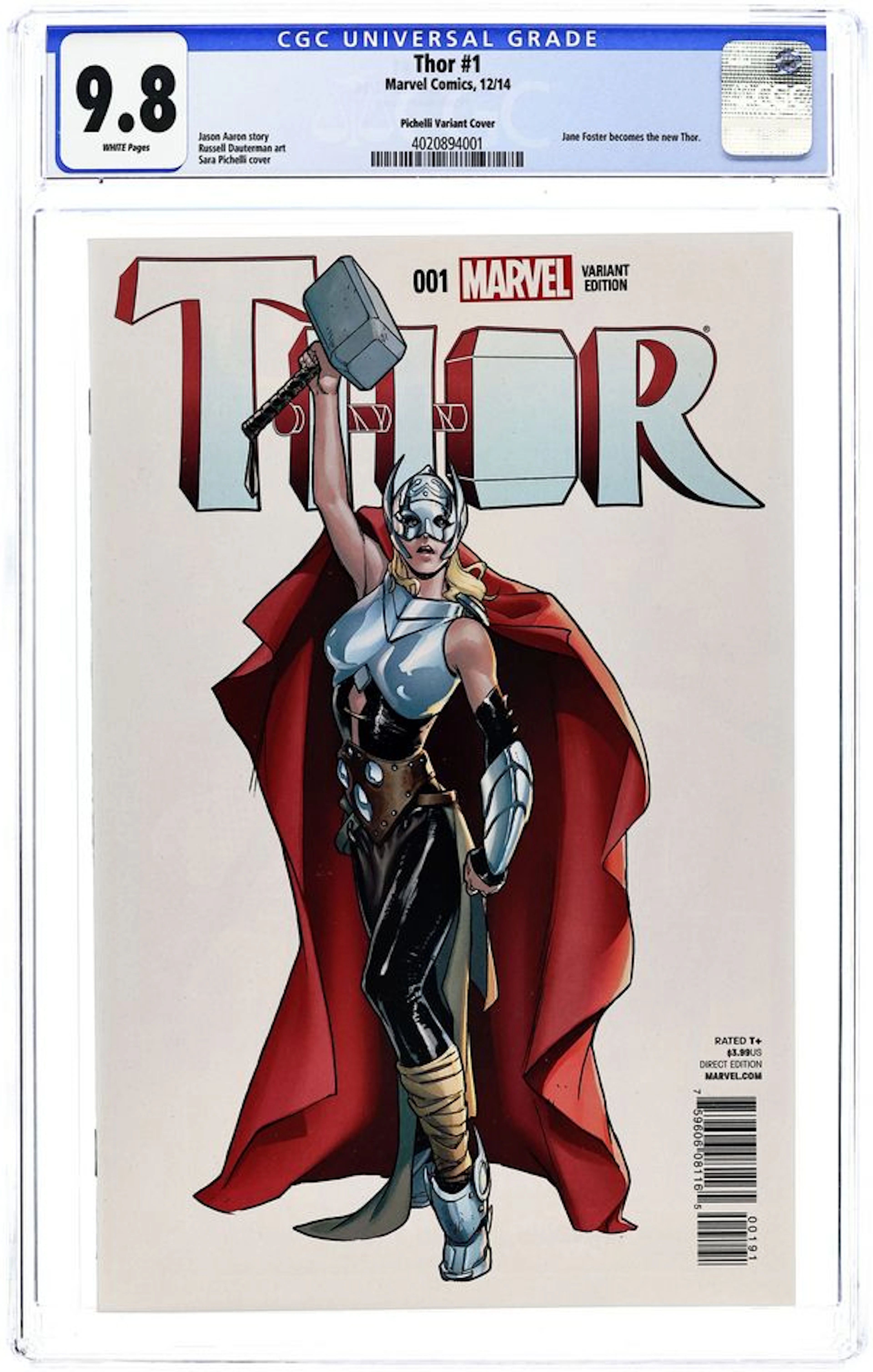 Thor (2014 Marvel 4th Series) 1F CGC 9.8