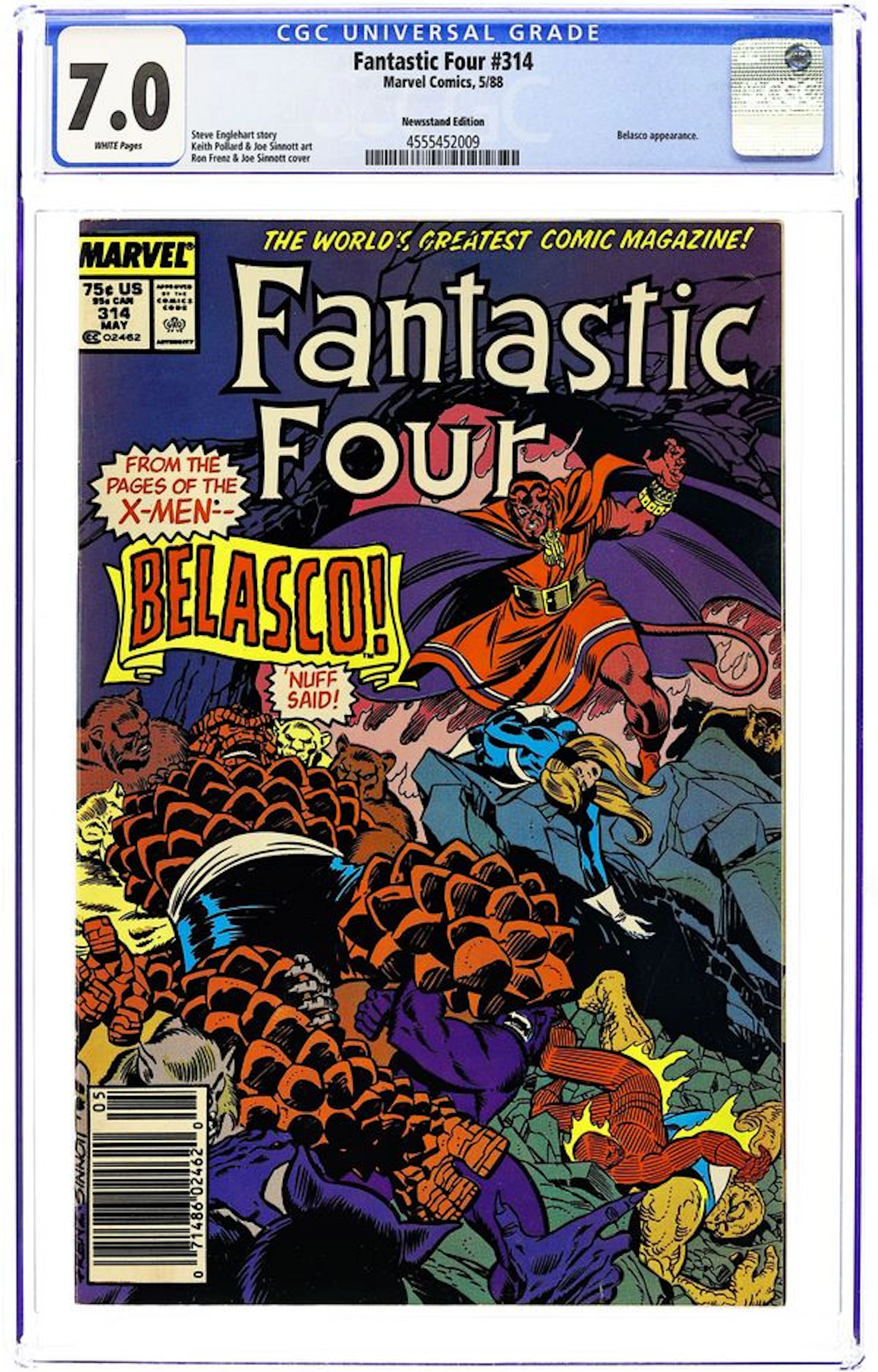 Fantastic Four (1961 1st Series) 314N CGC 7.0