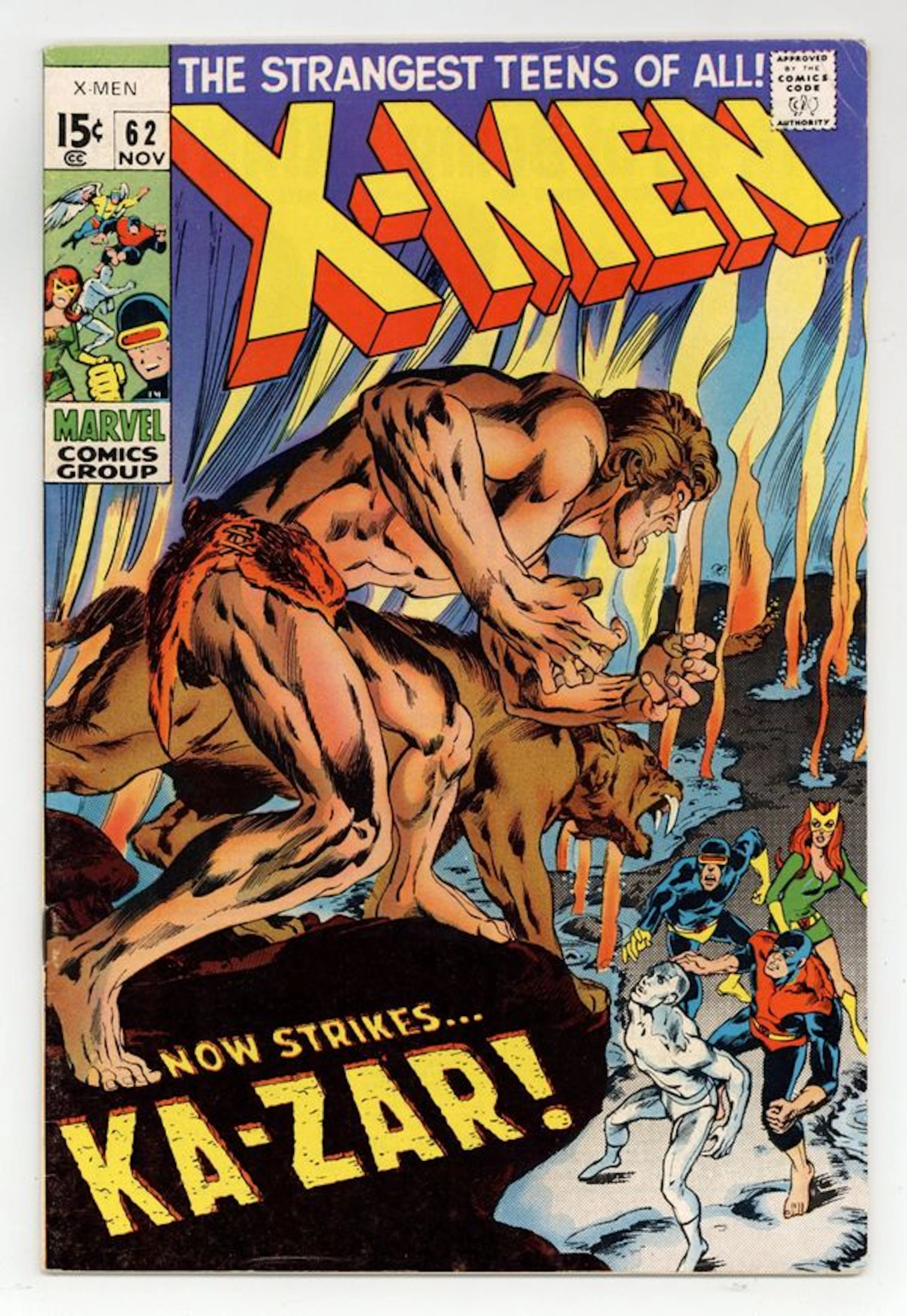 Uncanny X-Men (1963 1st Series) 62 FN- 5.5