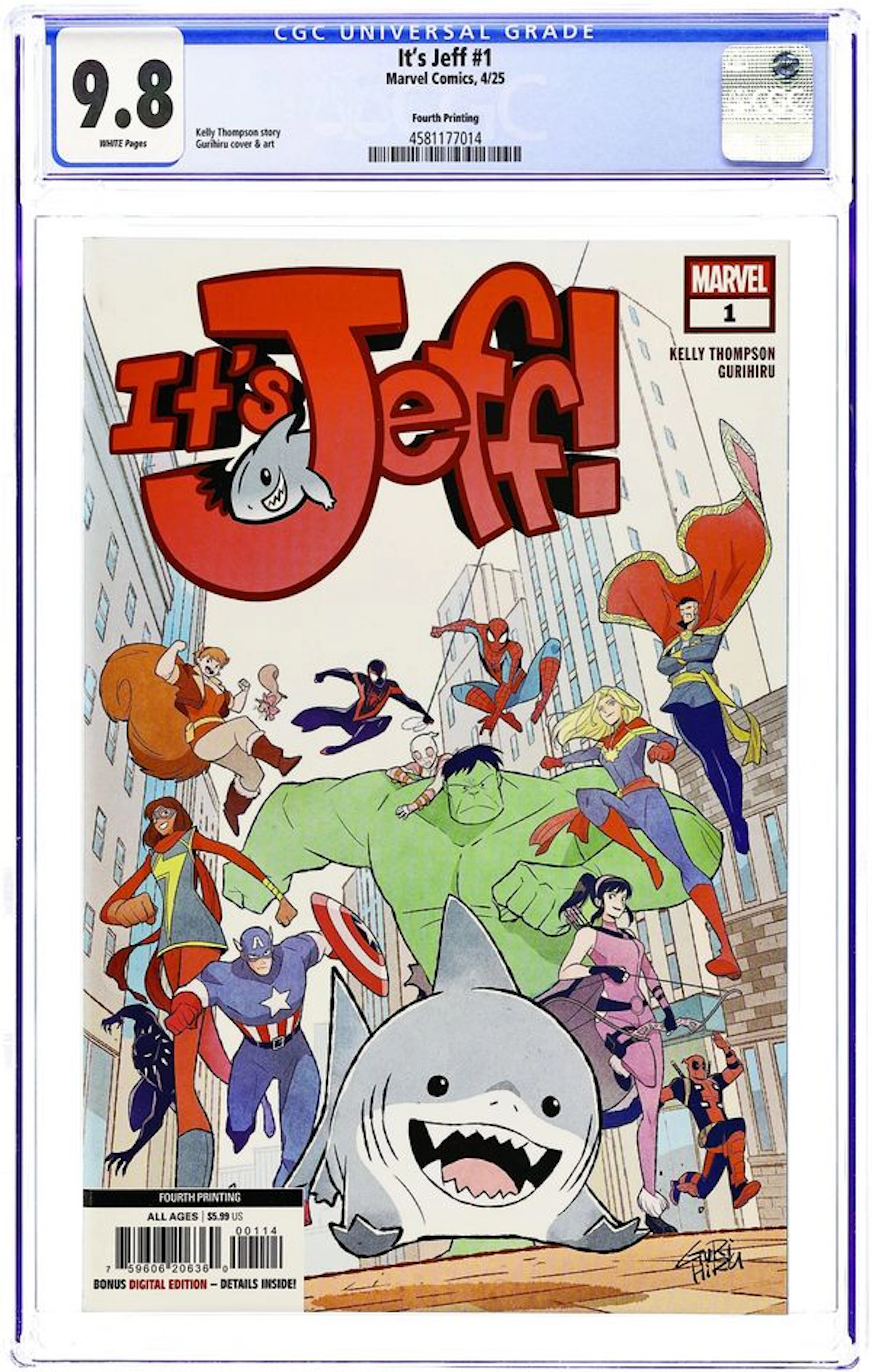 It's Jeff (2023 Marvel) 1F CGC 9.8