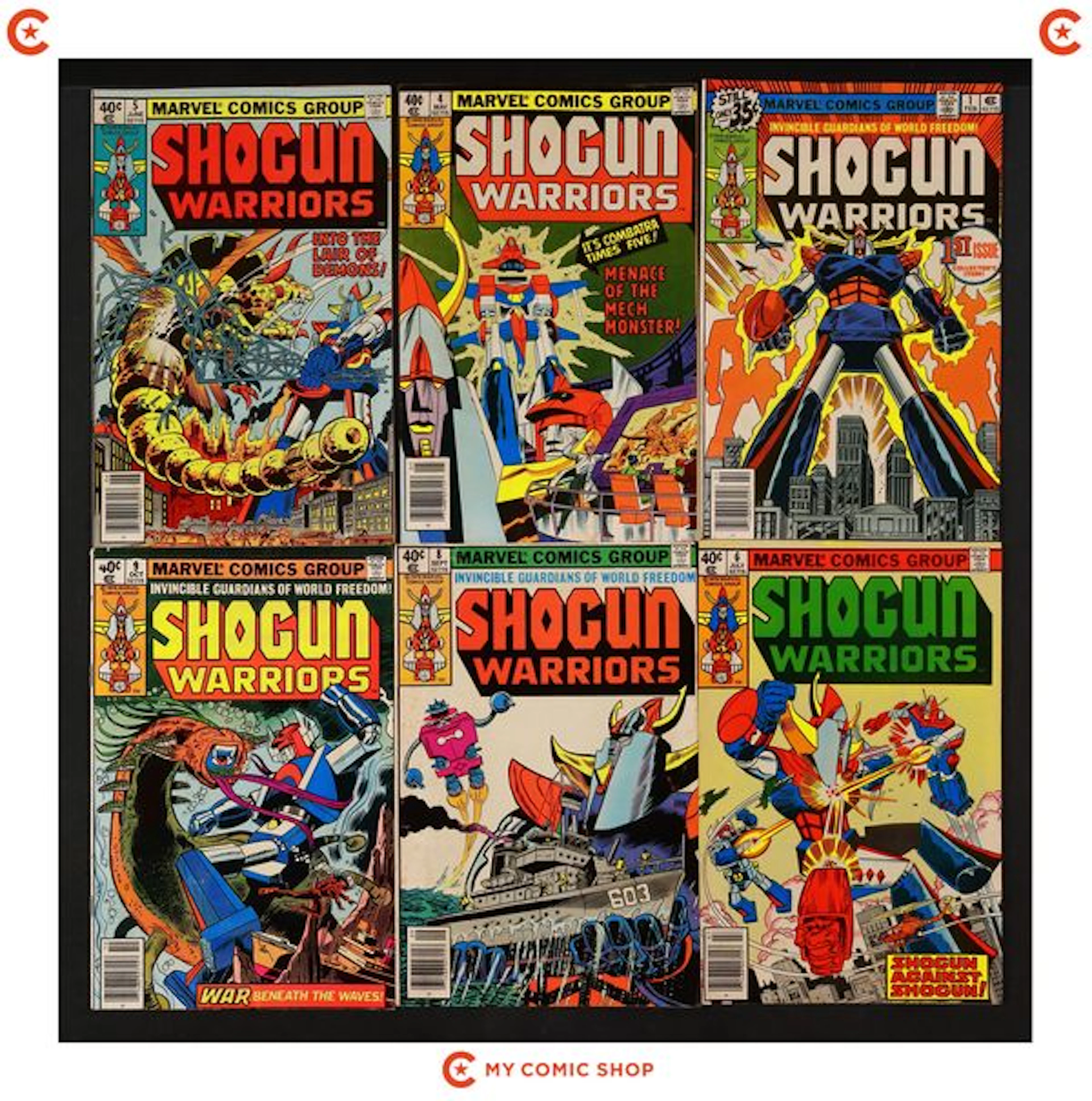 Shogun Warriors Lot of 6
