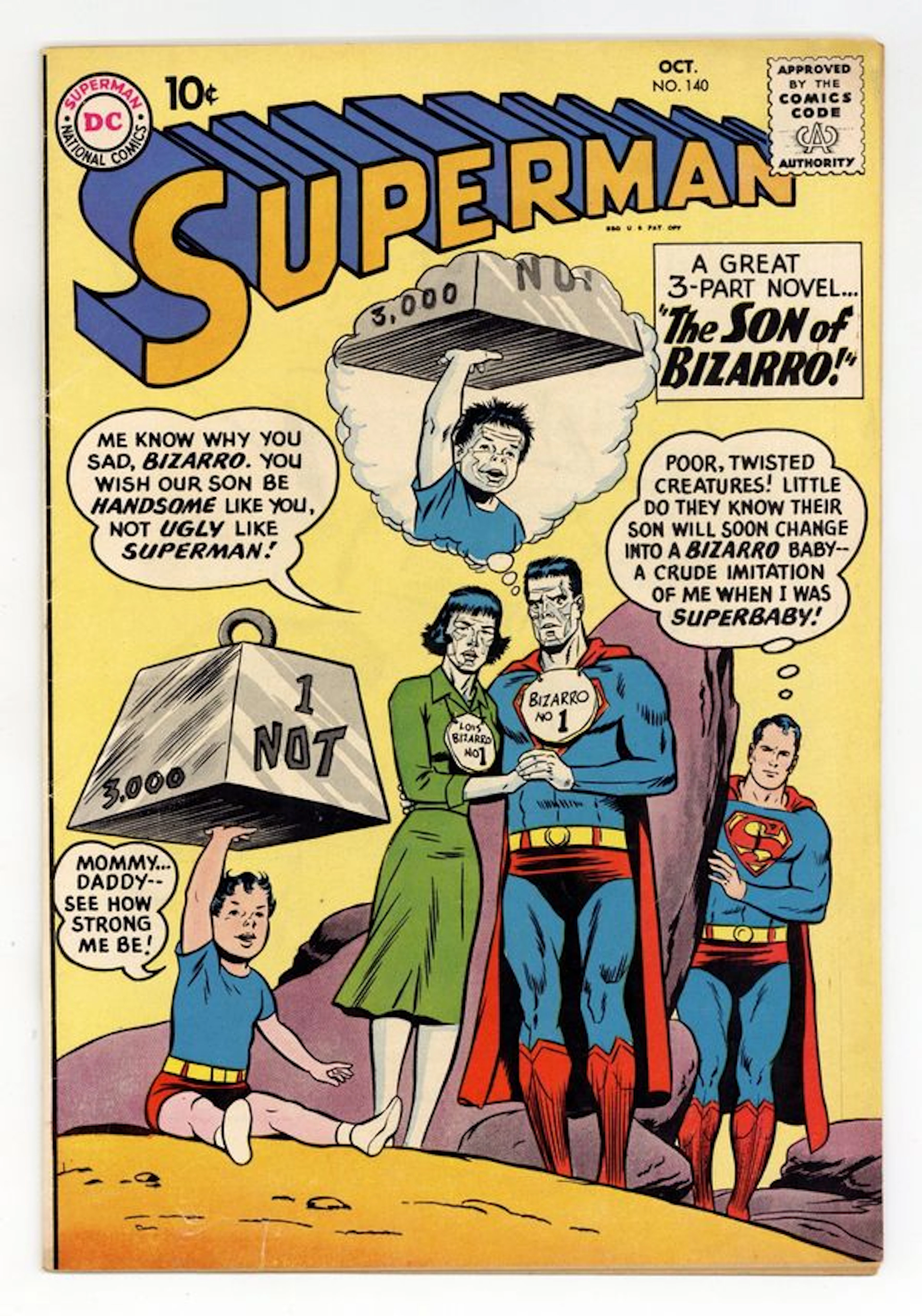 Superman (1939 1st Series) 140 GD/VG 3.0