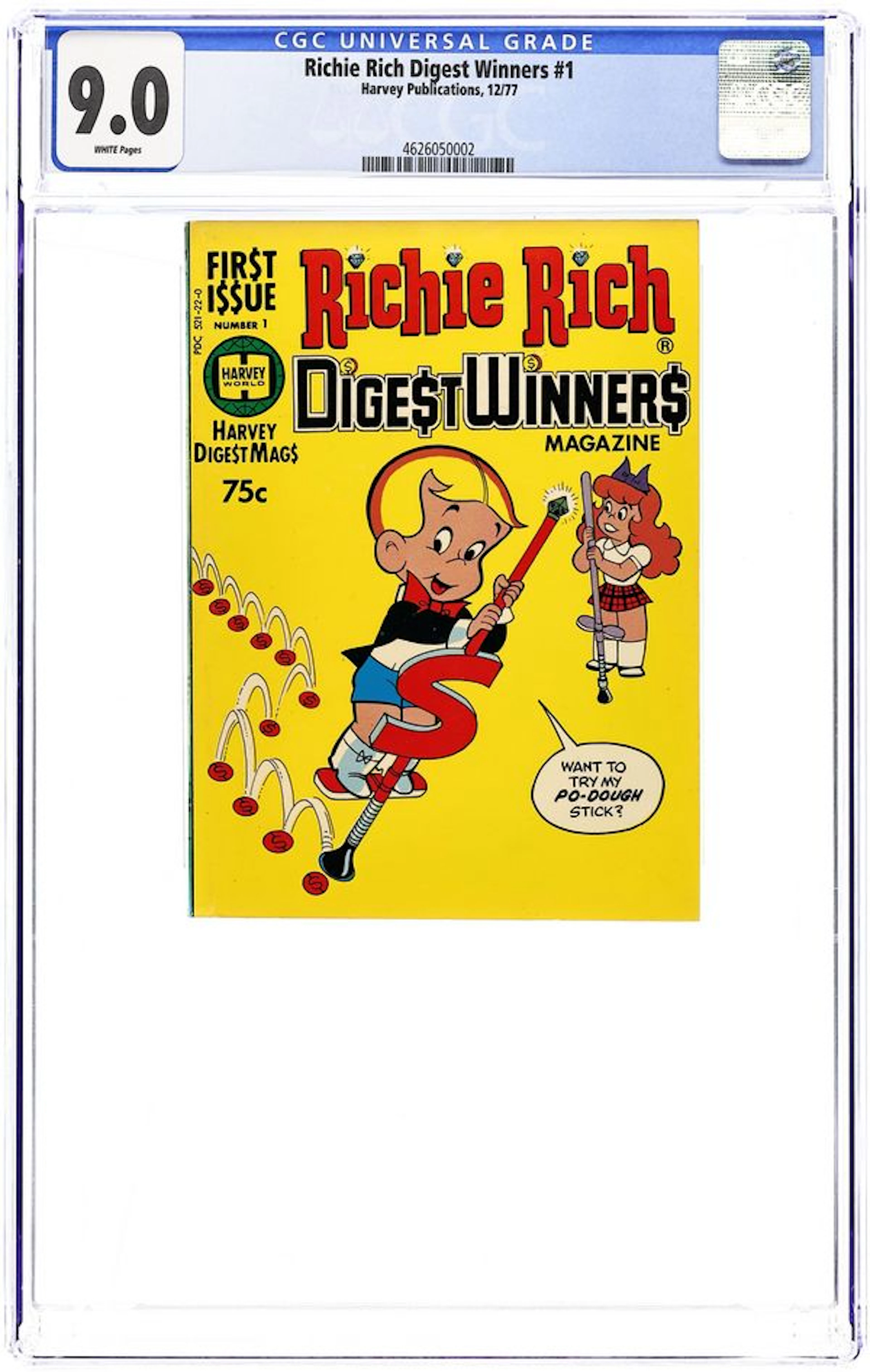 Richie Rich Digest Winners (1977) 1 CGC 9.0