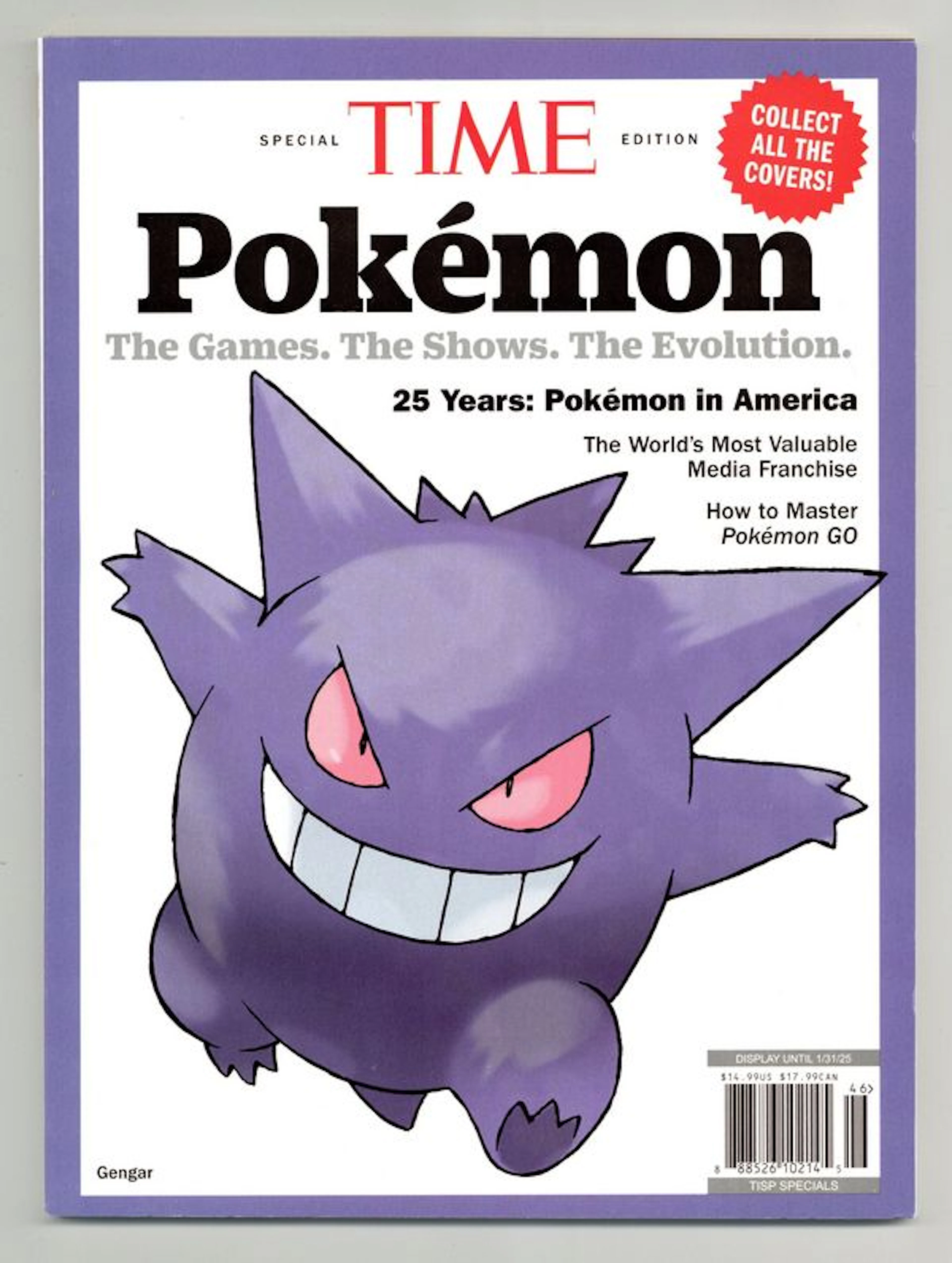 Time Special Edition Pokemon (2024 Dotdash Meredith) 1GENGAR FN+ 6.5