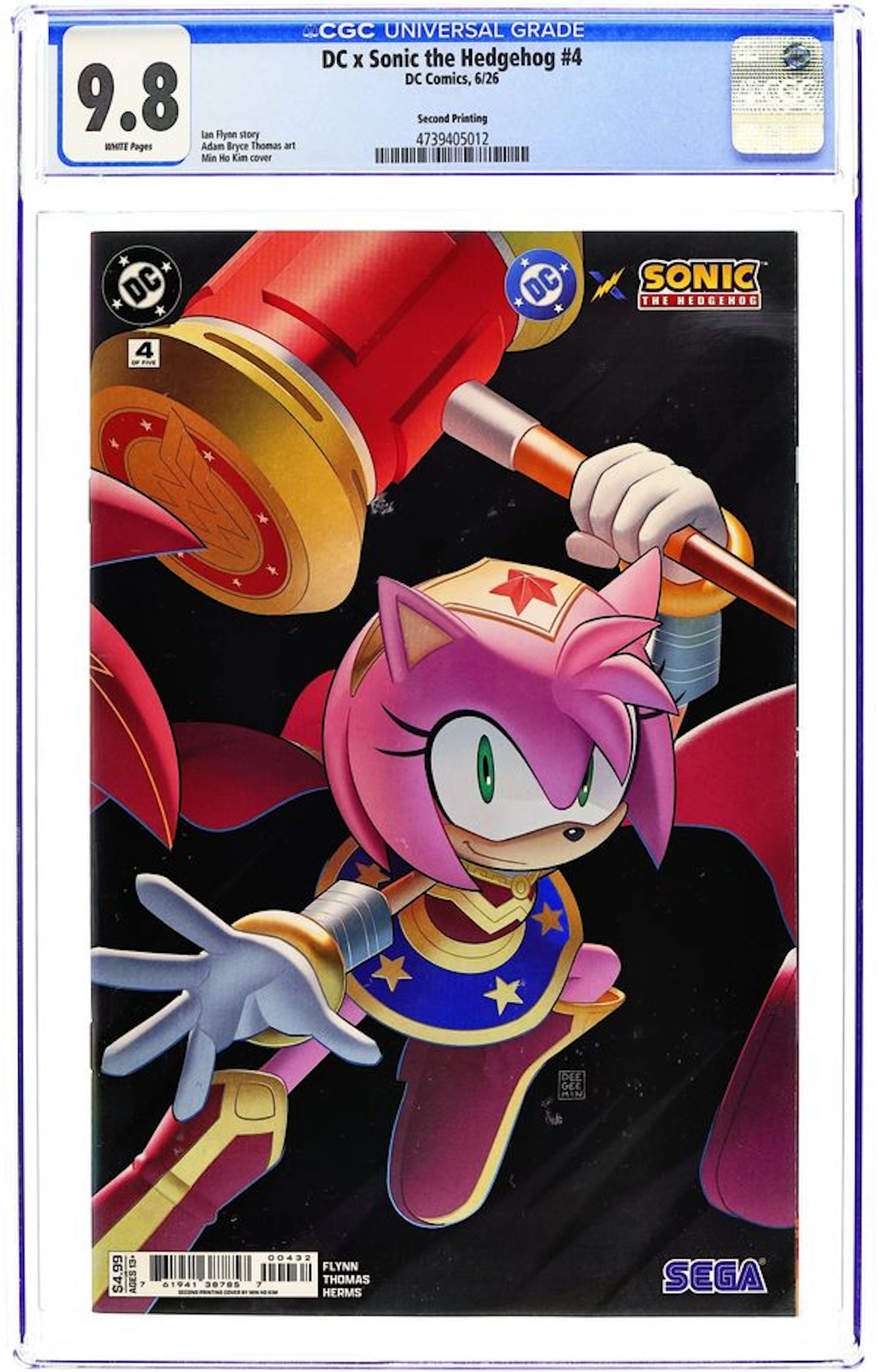 DC x Sonic the Hedgehog (2025 DC) 4C CGC 9.8