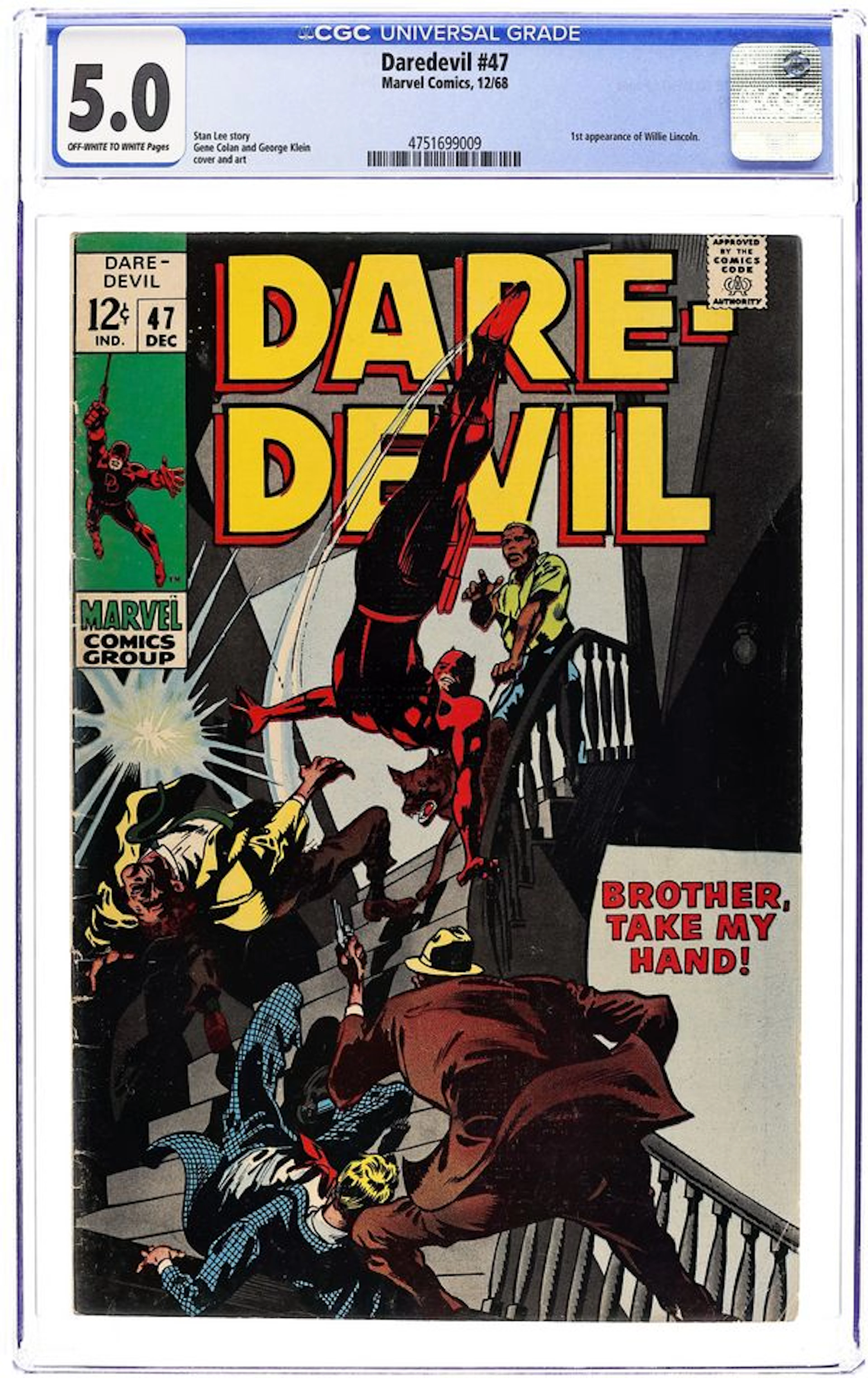 Daredevil (1964 1st Series) 47 CGC 5.0