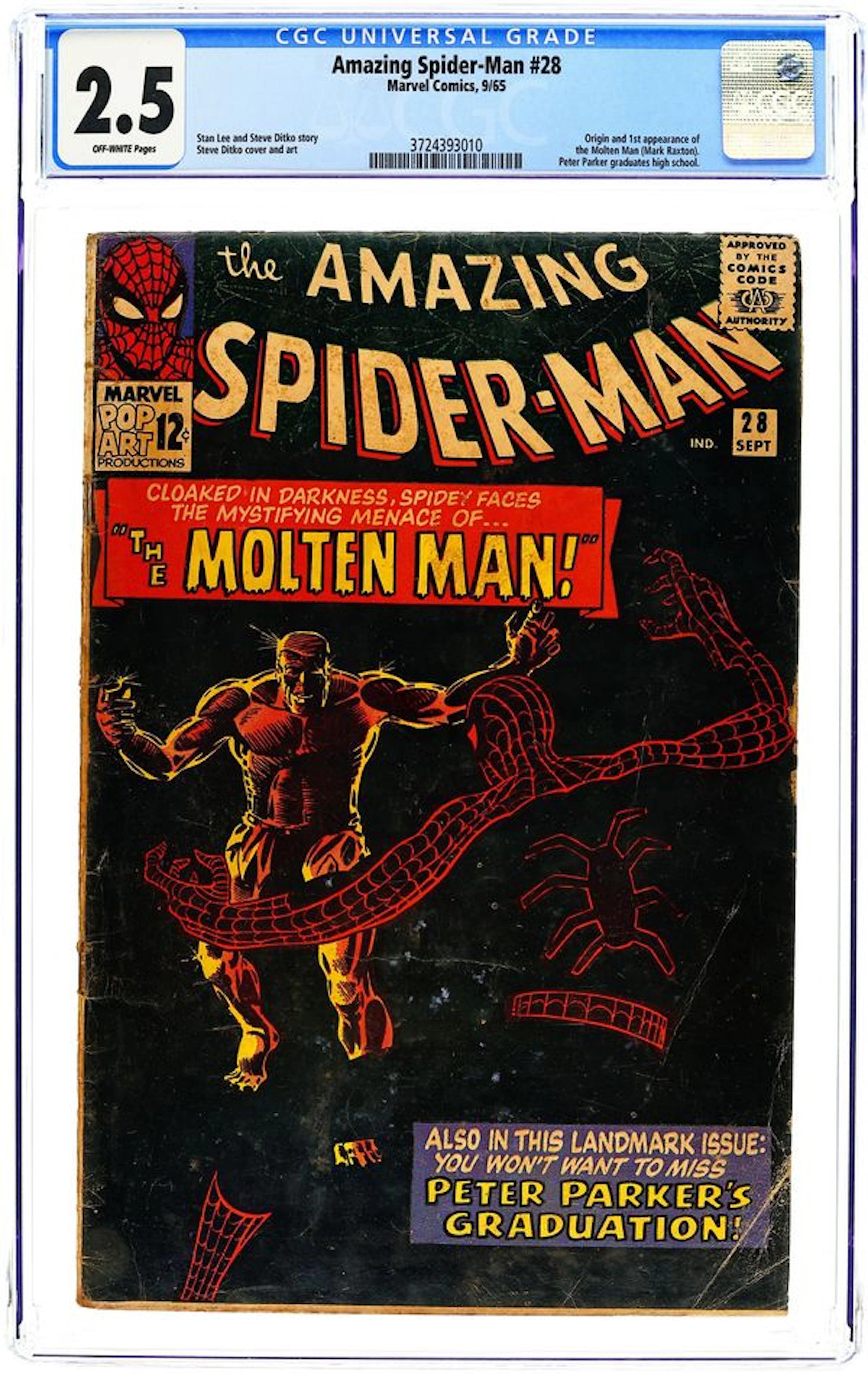 Amazing Spider-Man (1963 1st Series) 28 CGC 2.5
