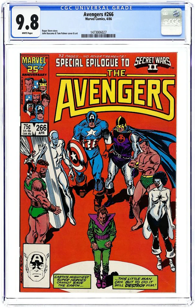 Avengers (1963 1st Series) 266 CGC 9.8