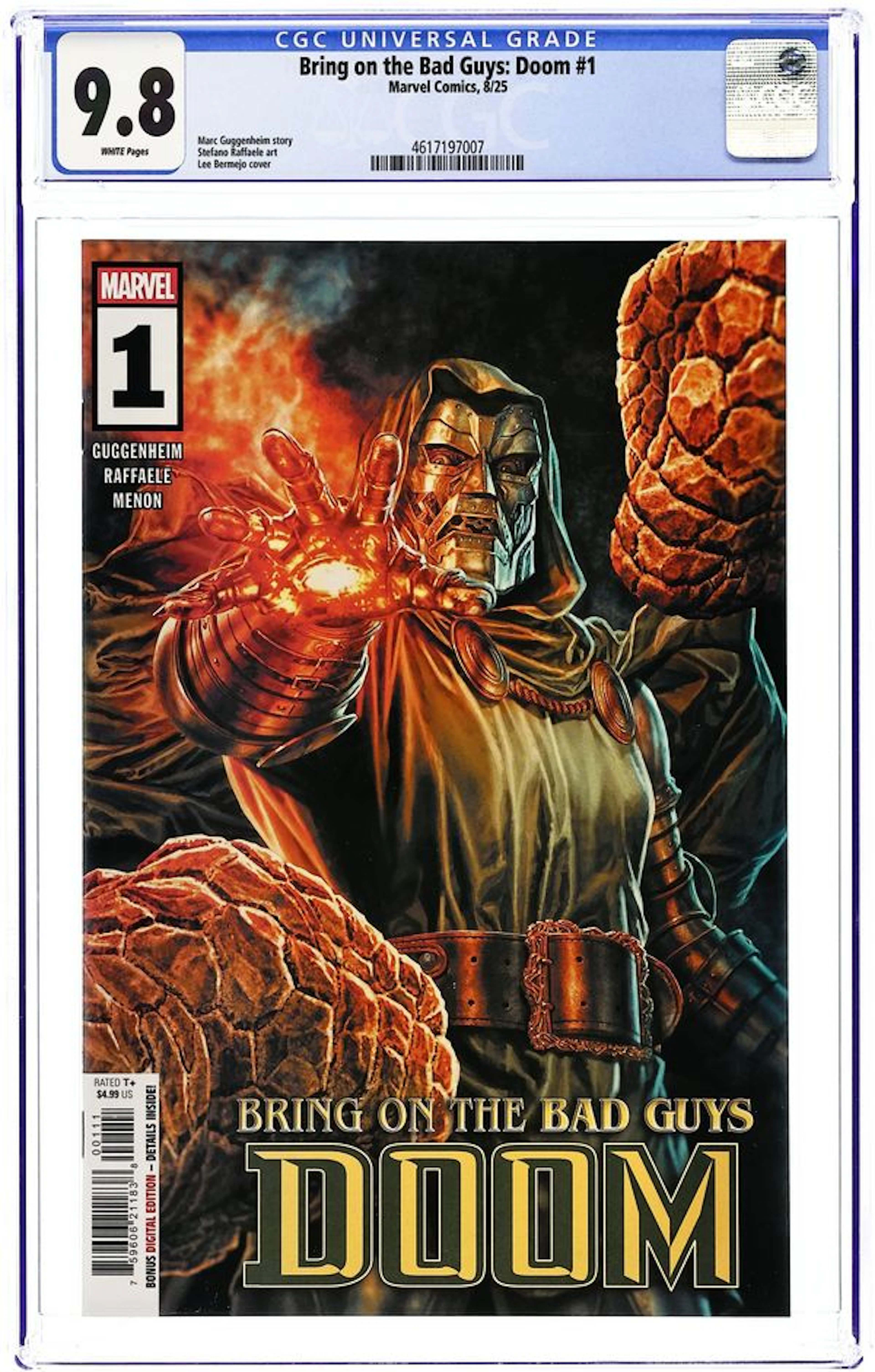 Bring on the Bad Guys Doom (2025 Marvel) 1A CGC 9.8