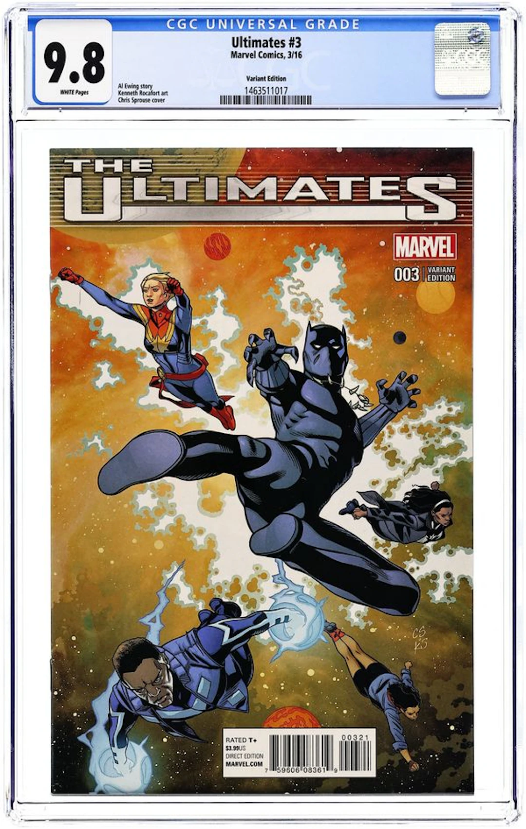 Ultimates (2015 Marvel) 3B CGC 9.8